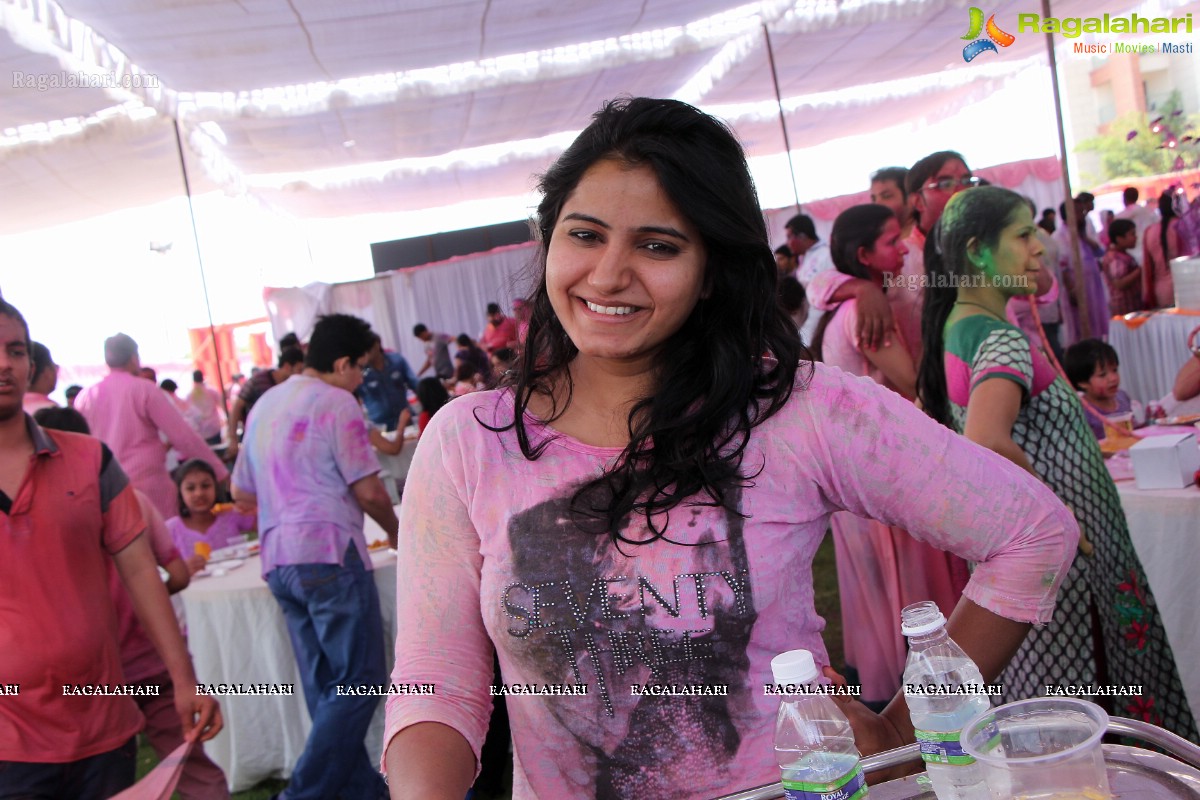 Bam Bam Holi Fest by Bisket and Anup Chandak at Novotel Airport, Hyderabad