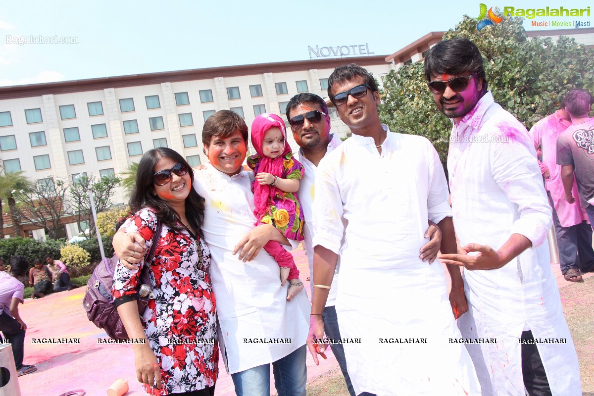 Bam Bam Holi Fest by Bisket and Anup Chandak at Novotel Airport, Hyderabad