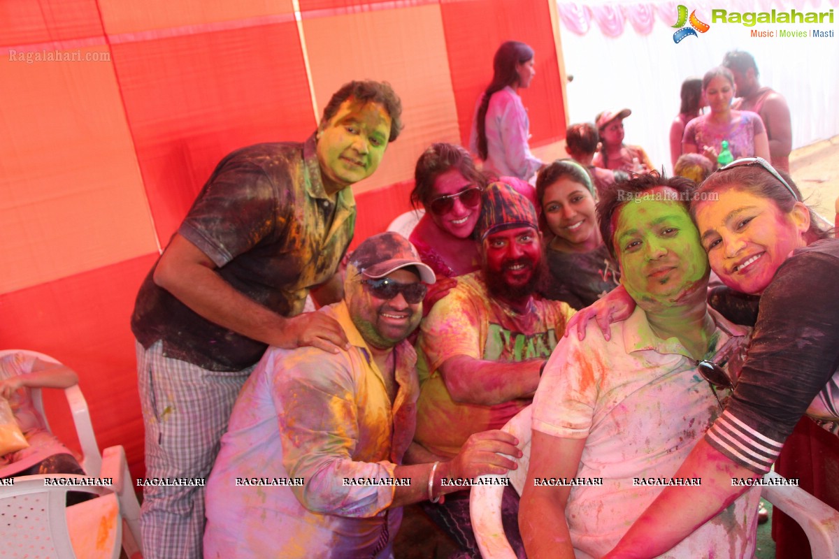 Bam Bam Holi Fest by Bisket and Anup Chandak at Novotel Airport, Hyderabad