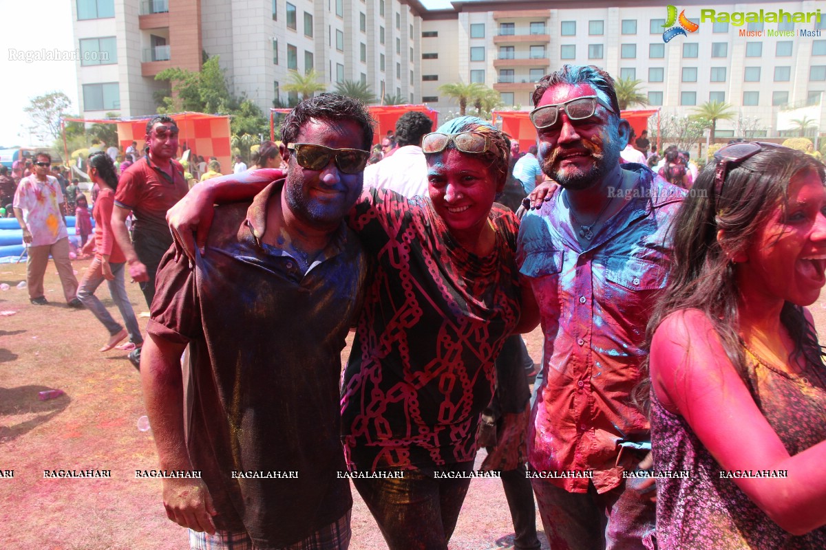 Bam Bam Holi Fest by Bisket and Anup Chandak at Novotel Airport, Hyderabad