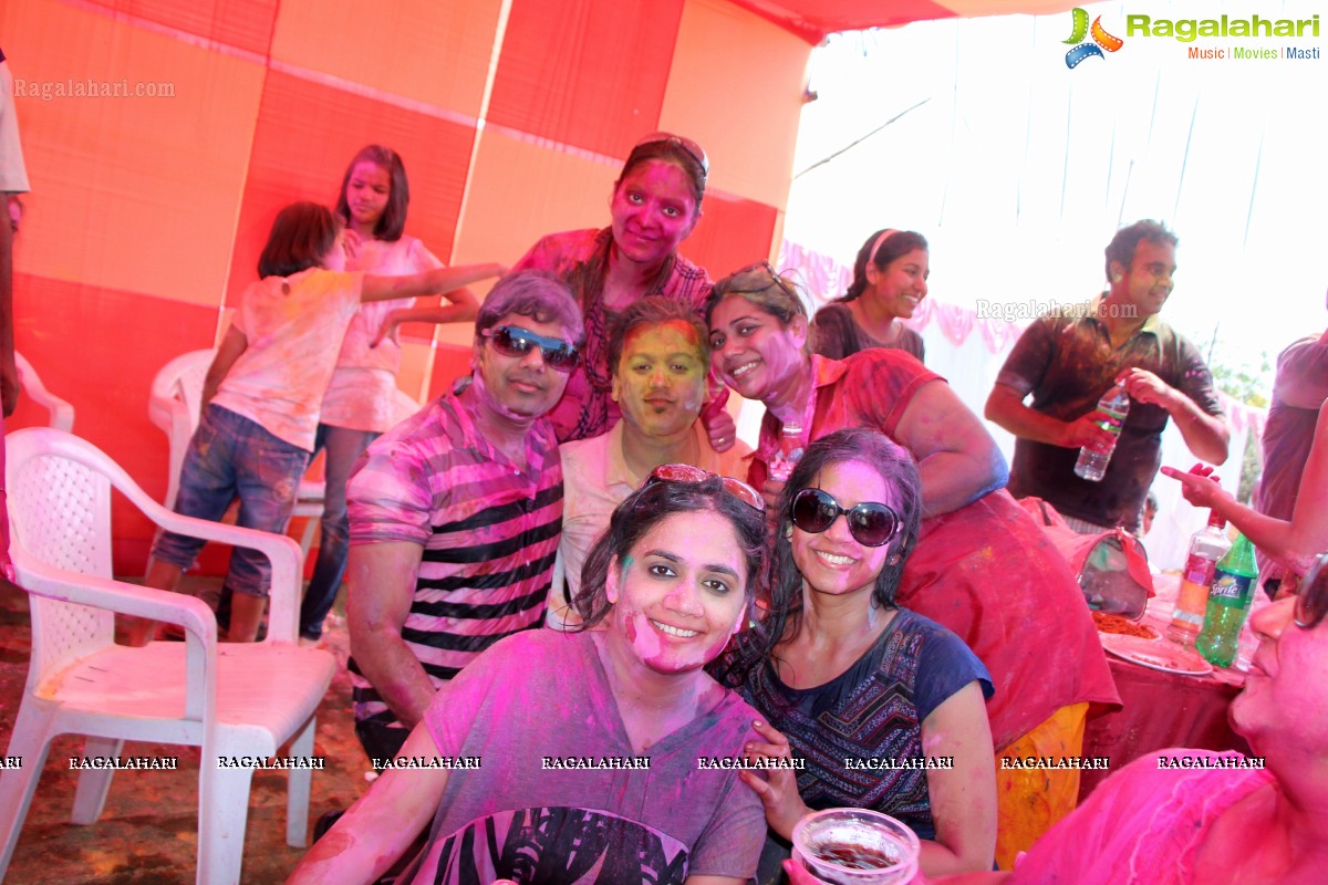 Bam Bam Holi Fest by Bisket and Anup Chandak at Novotel Airport, Hyderabad