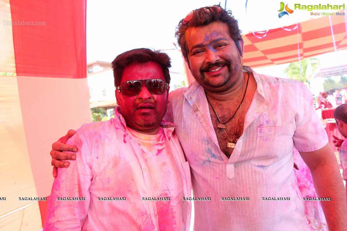 Bam Bam Holi Fest by Bisket and Anup Chandak at Novotel Airport, Hyderabad