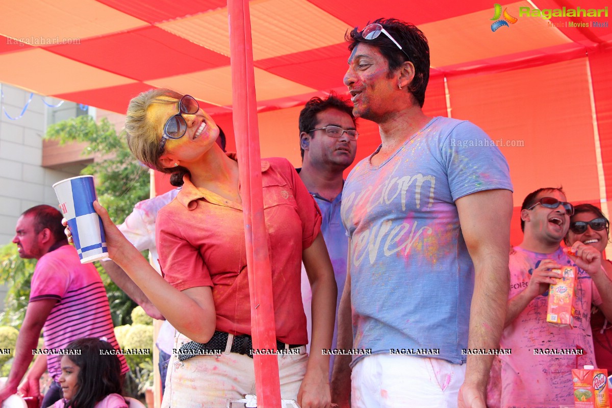 Bam Bam Holi Fest by Bisket and Anup Chandak at Novotel Airport, Hyderabad