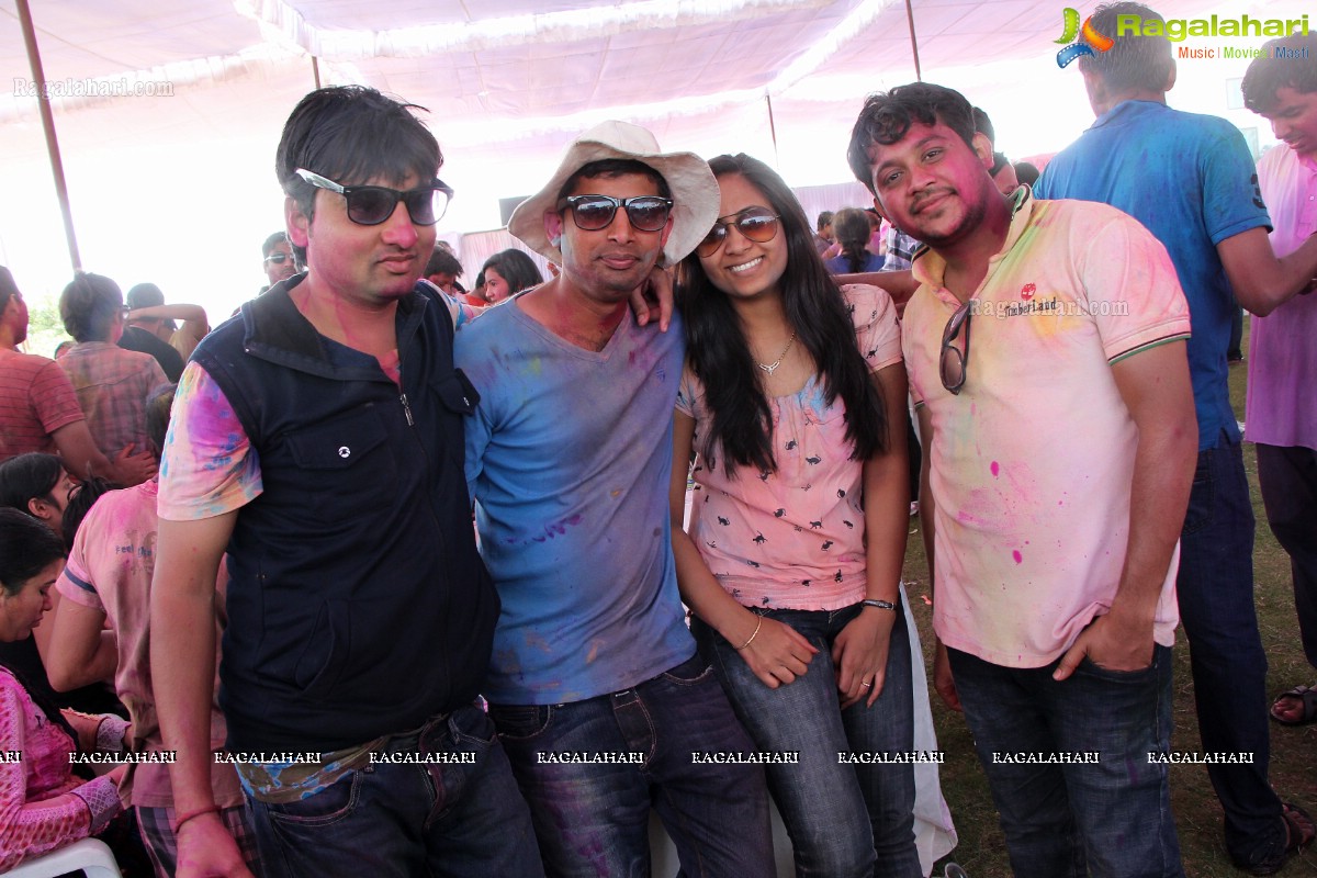 Bam Bam Holi Fest by Bisket and Anup Chandak at Novotel Airport, Hyderabad