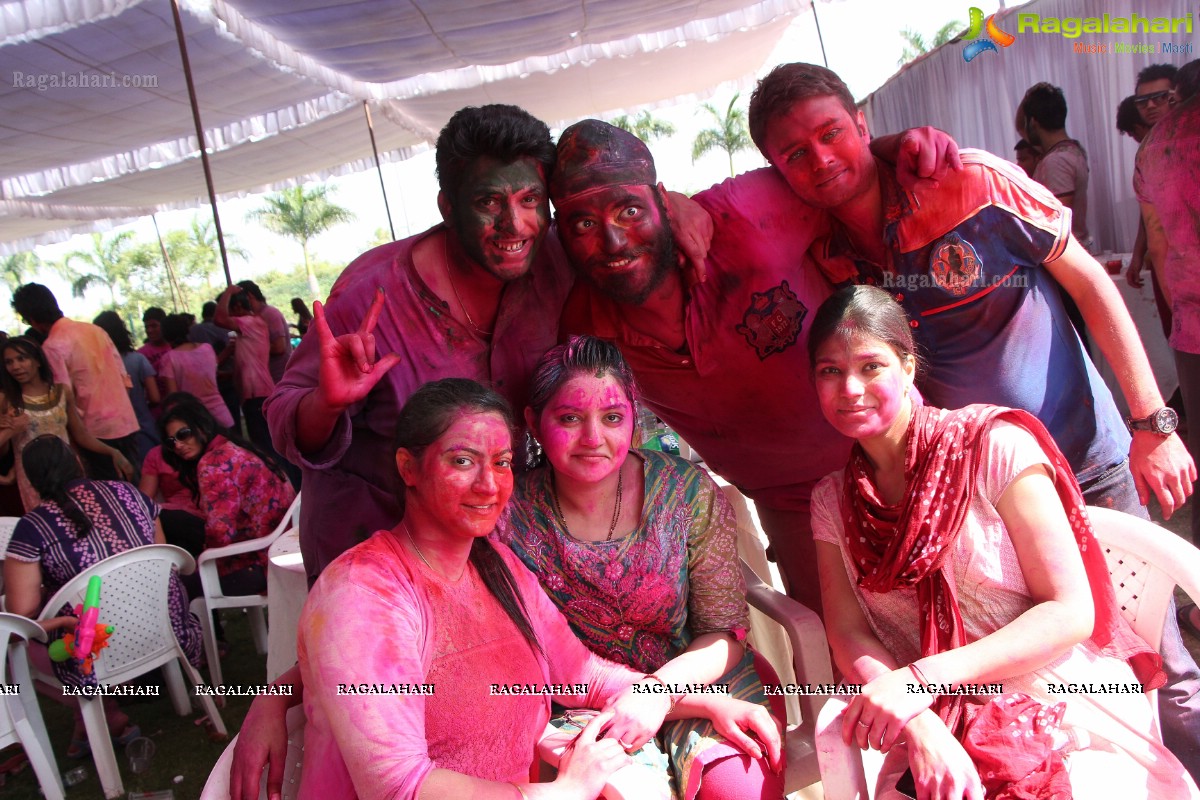 Bam Bam Holi Fest by Bisket and Anup Chandak at Novotel Airport, Hyderabad