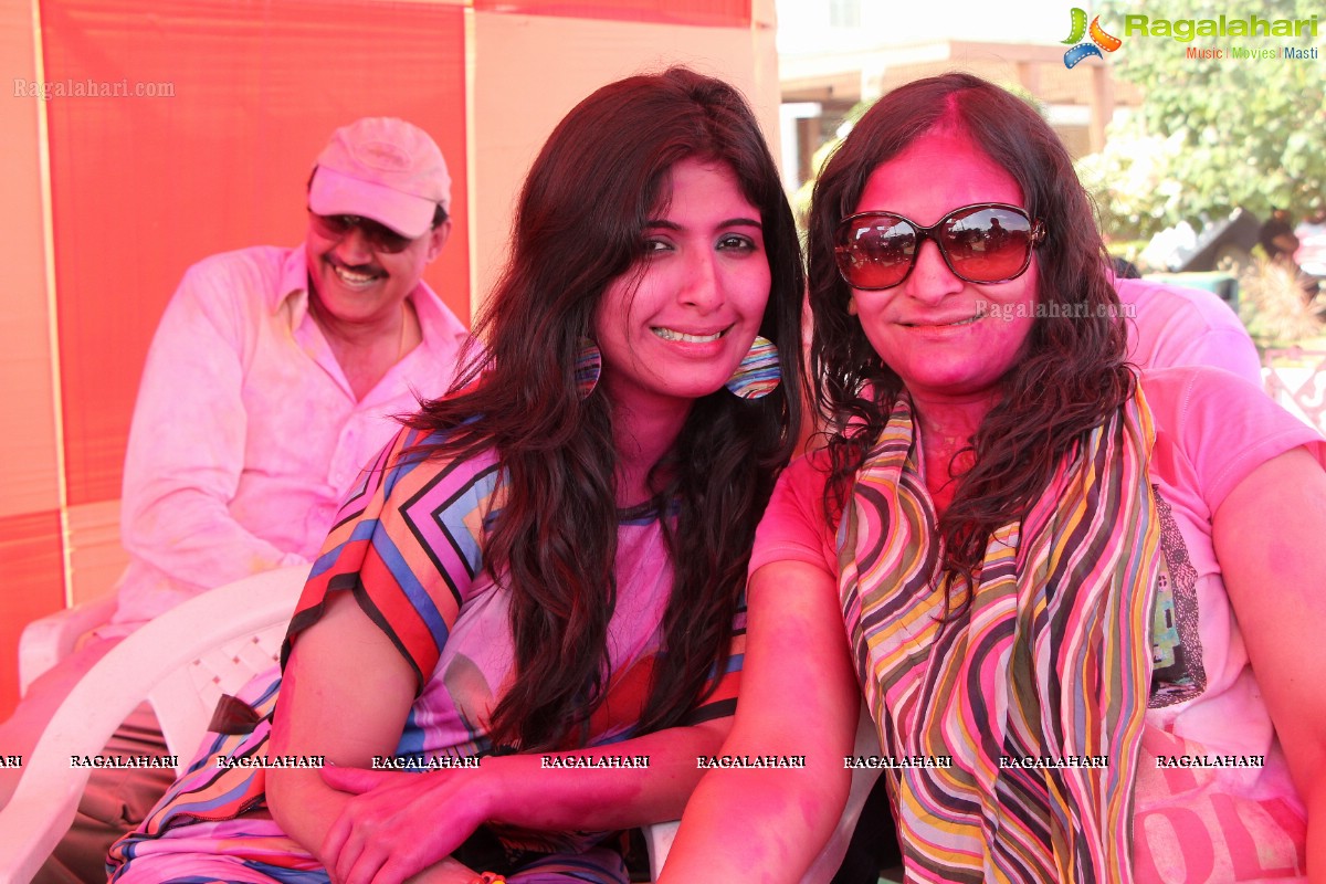 Bam Bam Holi Fest by Bisket and Anup Chandak at Novotel Airport, Hyderabad