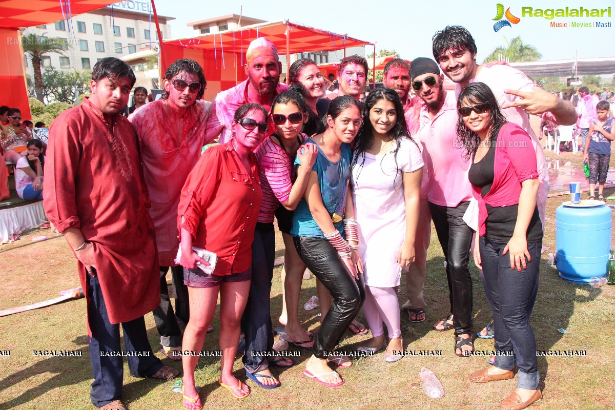 Bam Bam Holi Fest by Bisket and Anup Chandak at Novotel Airport, Hyderabad