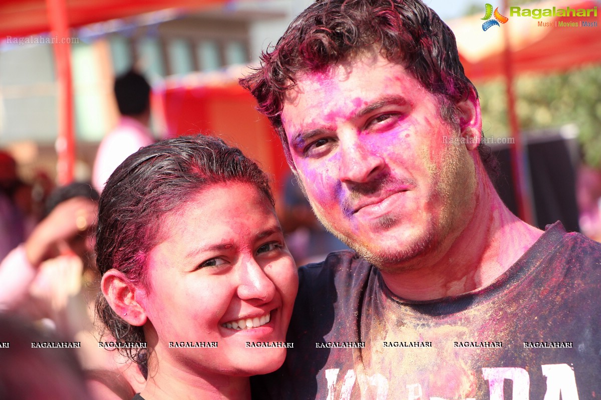 Bam Bam Holi Fest by Bisket and Anup Chandak at Novotel Airport, Hyderabad