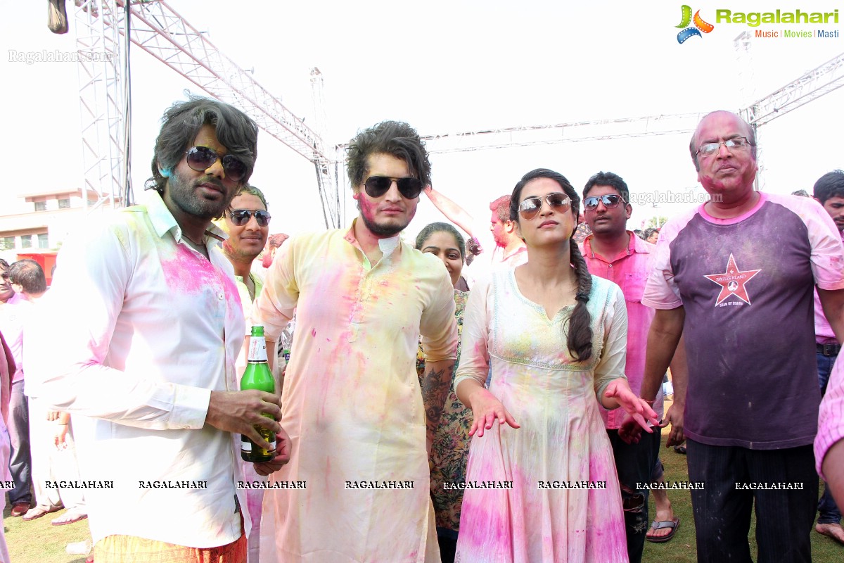 Bam Bam Holi Fest by Bisket and Anup Chandak at Novotel Airport, Hyderabad