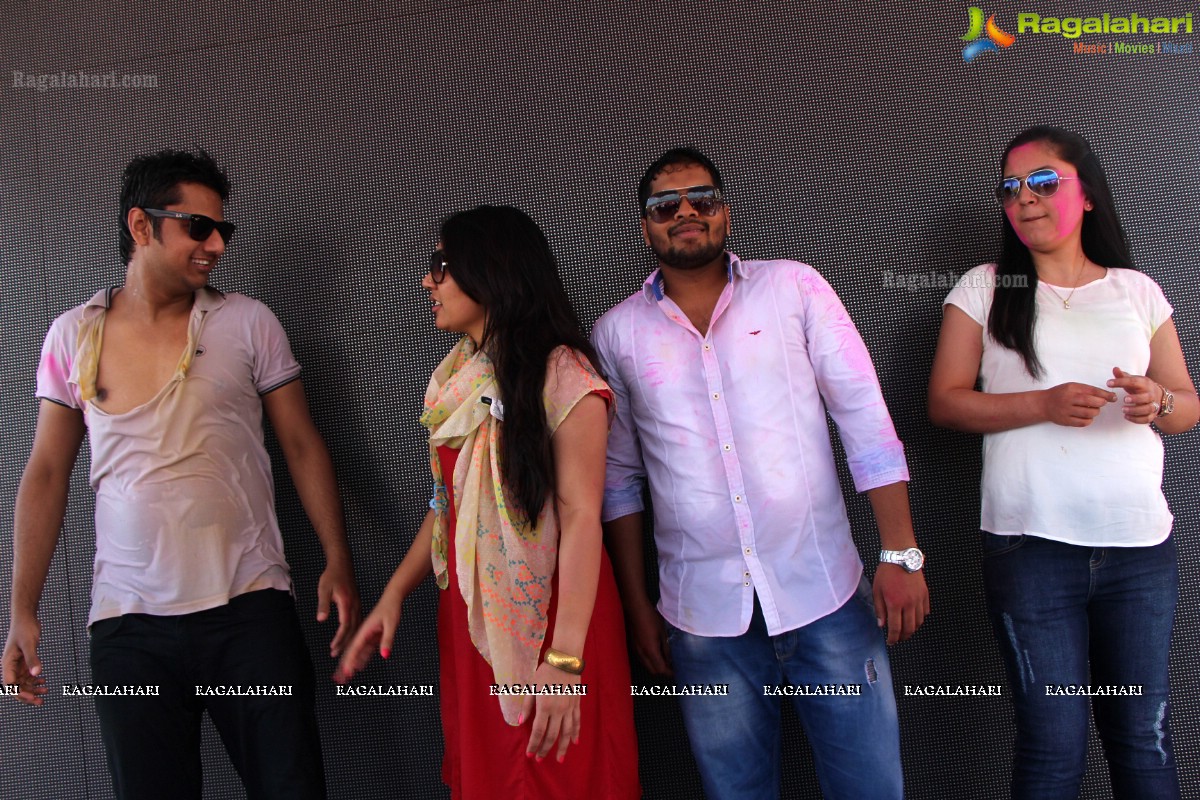 Bam Bam Holi Fest by Bisket and Anup Chandak at Novotel Airport, Hyderabad