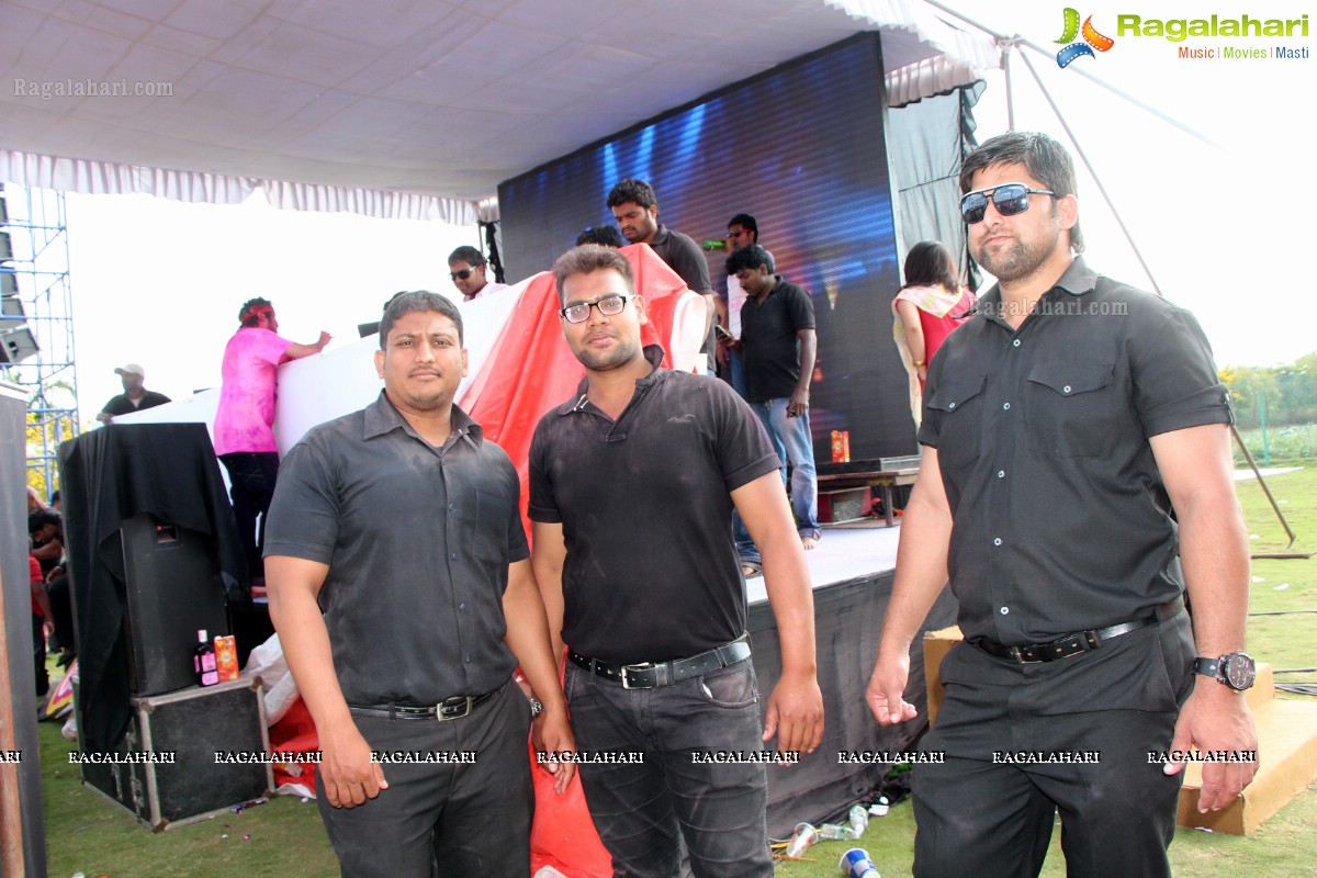 Bam Bam Holi Fest by Bisket and Anup Chandak at Novotel Airport, Hyderabad