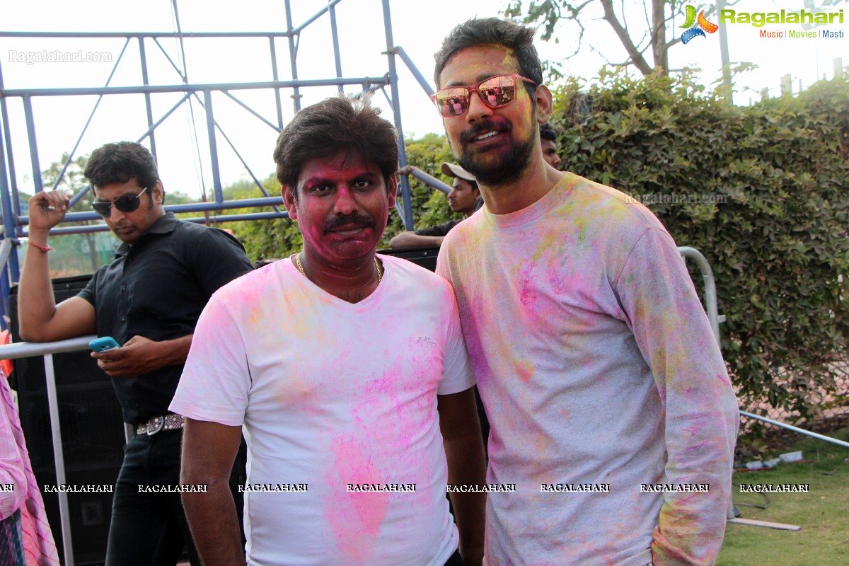 Bam Bam Holi Fest by Bisket and Anup Chandak at Novotel Airport, Hyderabad