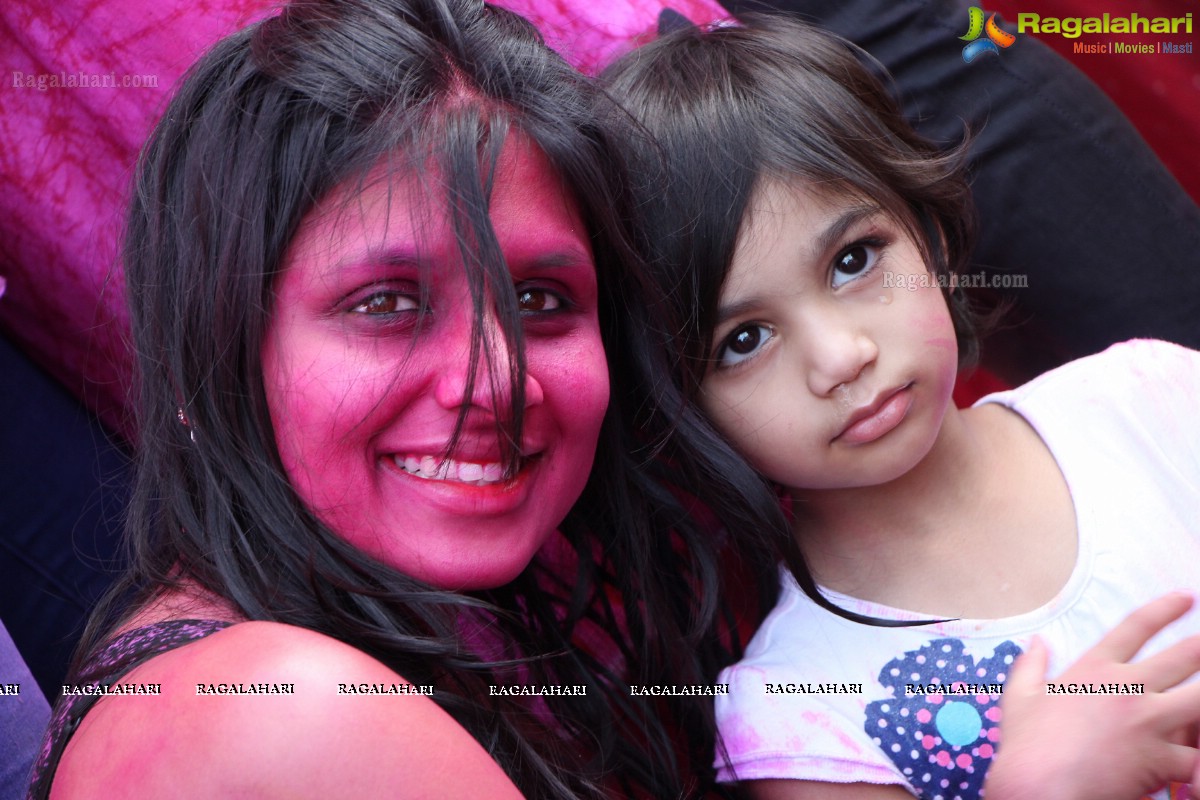 Bam Bam Holi Fest by Bisket and Anup Chandak at Novotel Airport, Hyderabad