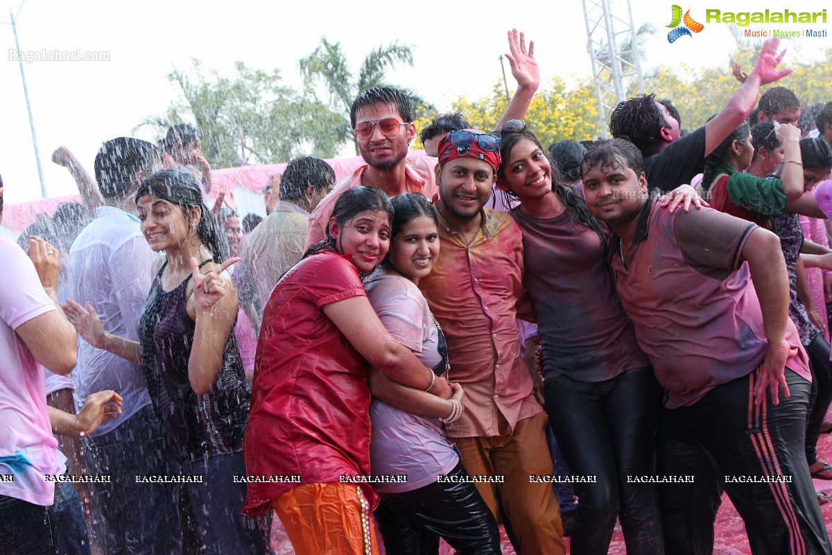 Bam Bam Holi Fest by Bisket and Anup Chandak at Novotel Airport, Hyderabad