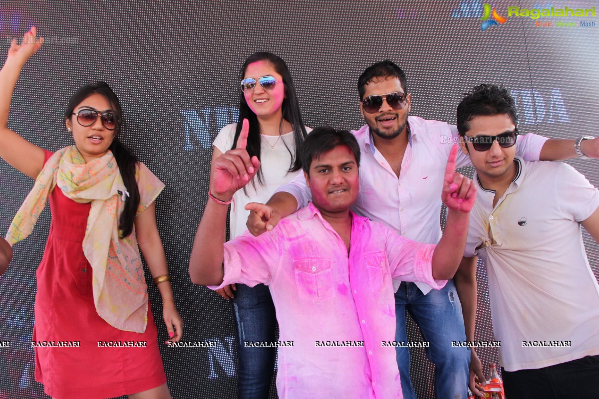 Bam Bam Holi Fest by Bisket and Anup Chandak at Novotel Airport, Hyderabad