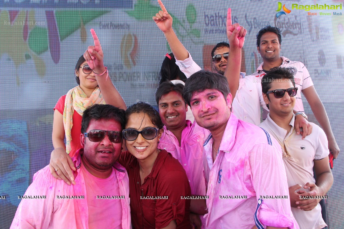 Bam Bam Holi Fest by Bisket and Anup Chandak at Novotel Airport, Hyderabad