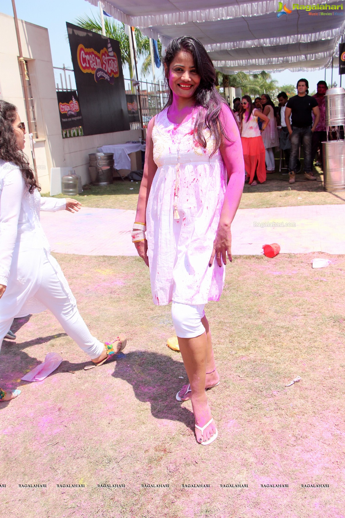 Bam Bam Holi Fest by Bisket and Anup Chandak at Novotel Airport, Hyderabad