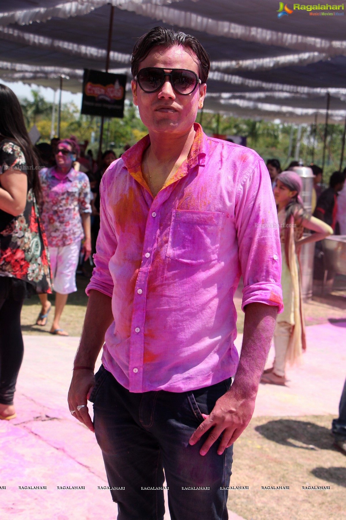 Bam Bam Holi Fest by Bisket and Anup Chandak at Novotel Airport, Hyderabad