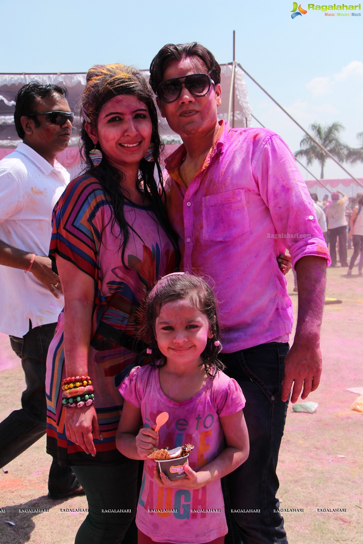 Bam Bam Holi Fest by Bisket and Anup Chandak at Novotel Airport, Hyderabad