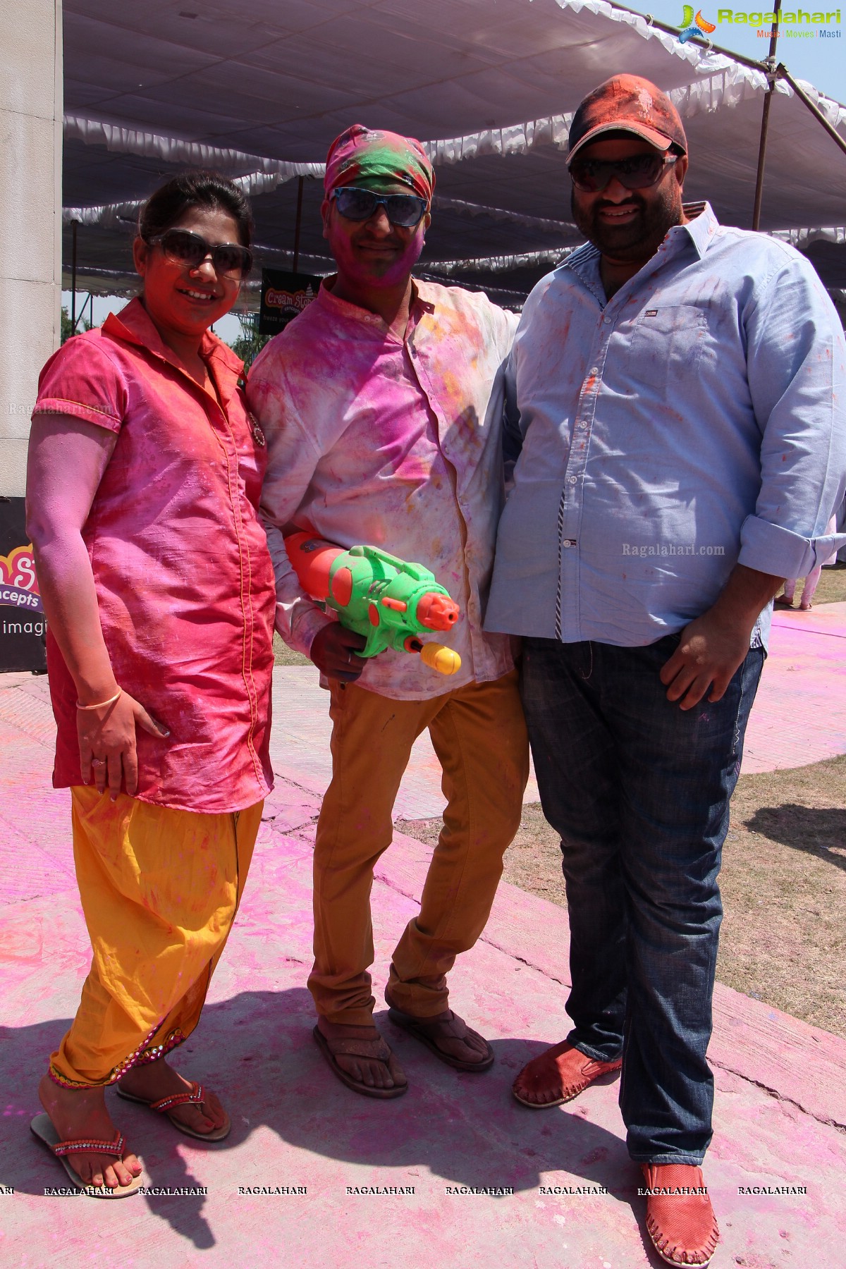 Bam Bam Holi Fest by Bisket and Anup Chandak at Novotel Airport, Hyderabad