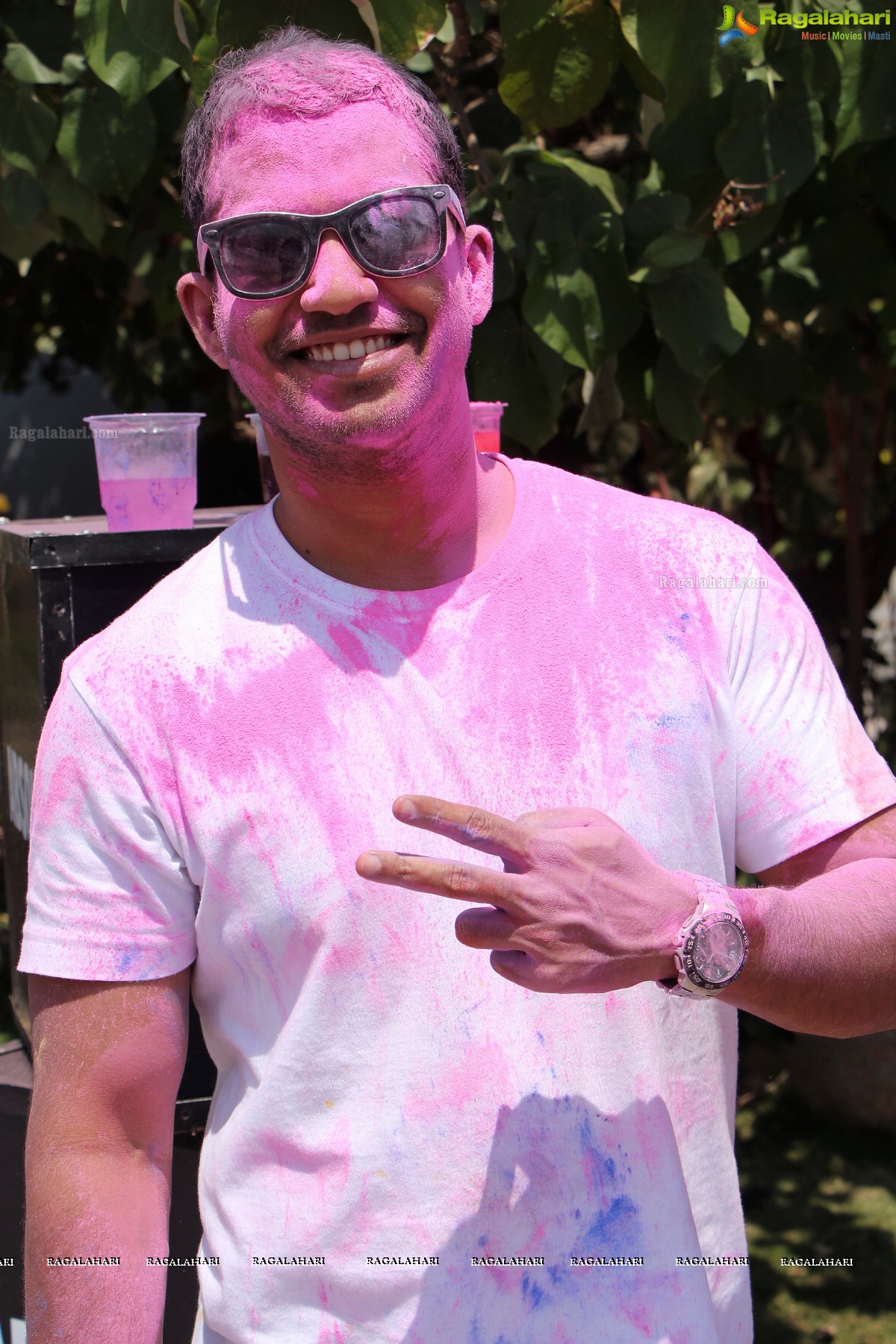 Bam Bam Holi Fest by Bisket and Anup Chandak at Novotel Airport, Hyderabad