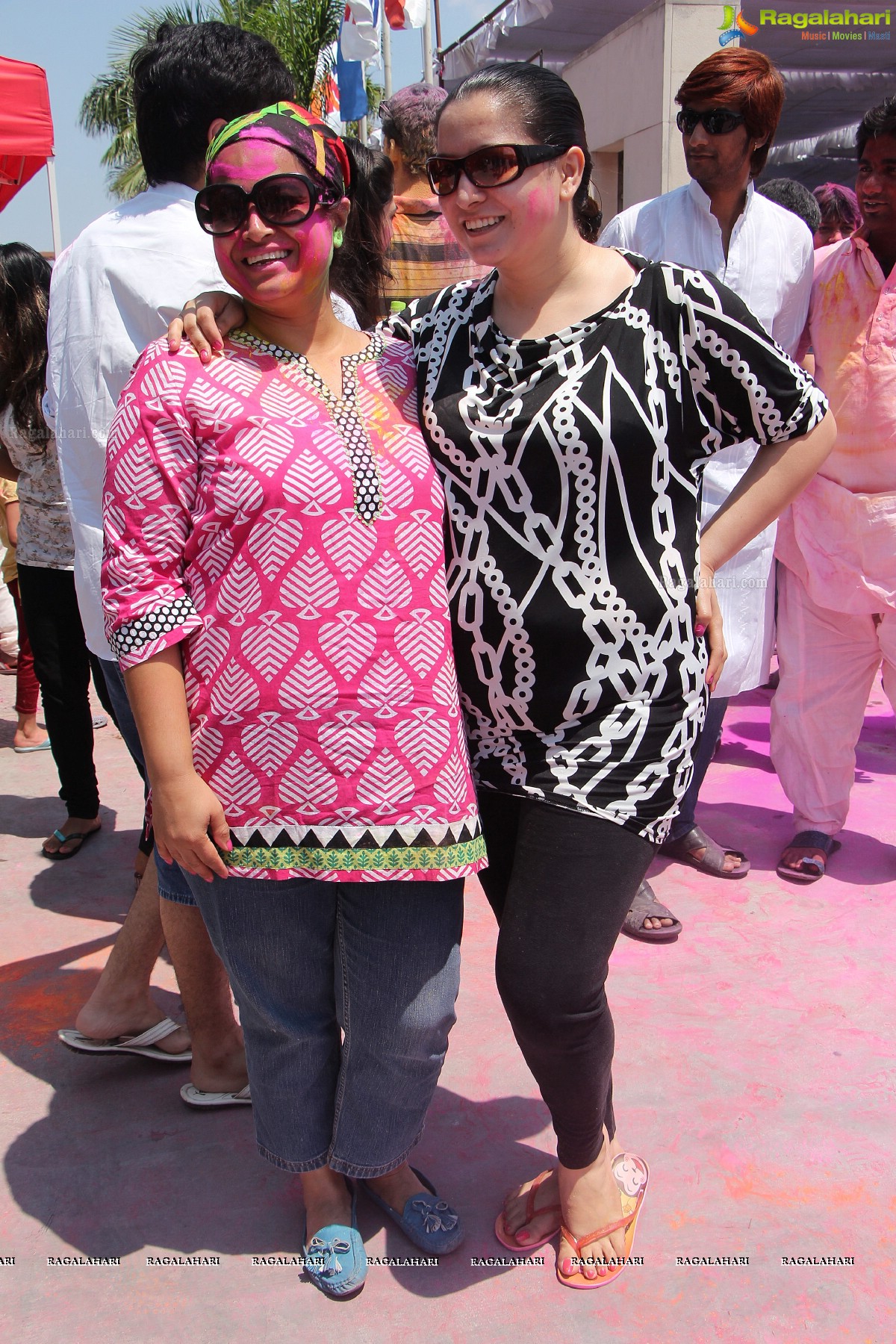 Bam Bam Holi Fest by Bisket and Anup Chandak at Novotel Airport, Hyderabad