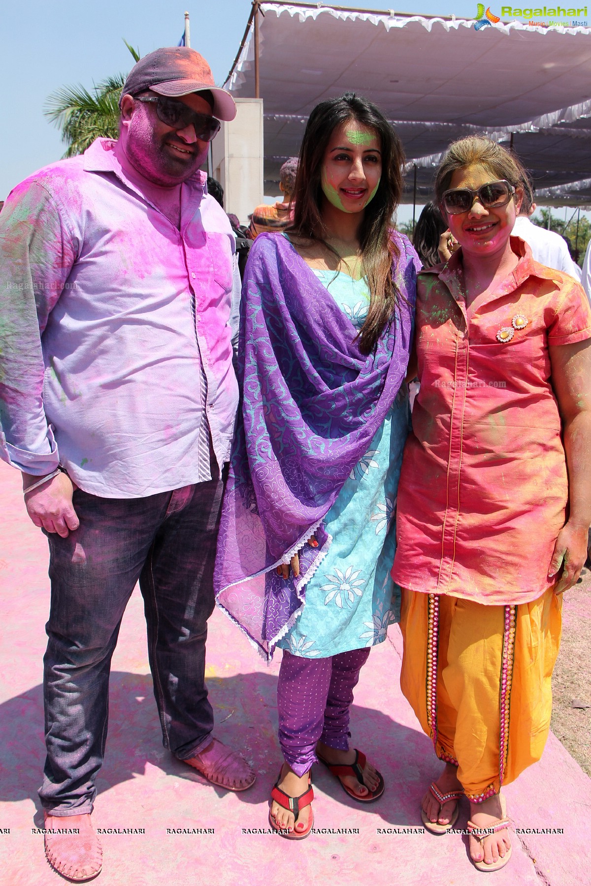 Bam Bam Holi Fest by Bisket and Anup Chandak at Novotel Airport, Hyderabad