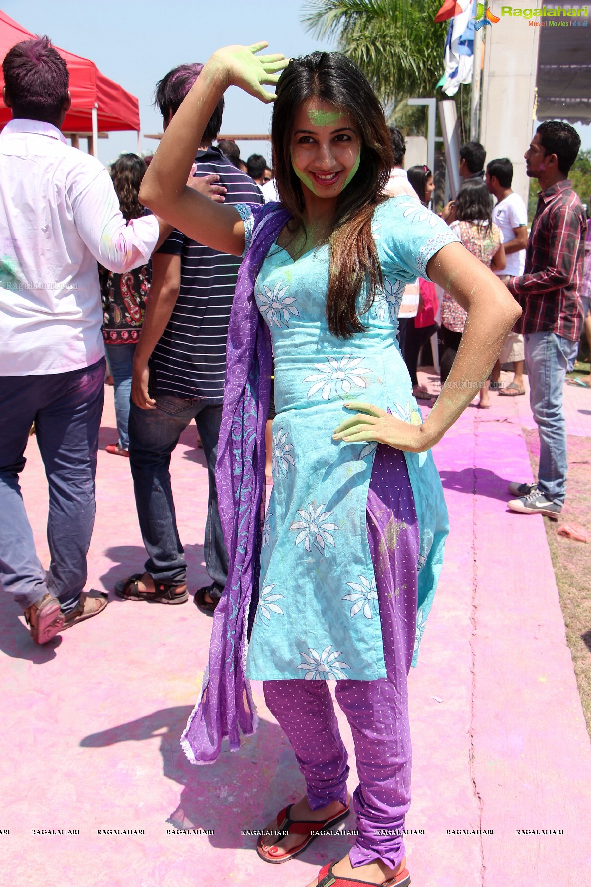 Bam Bam Holi Fest by Bisket and Anup Chandak at Novotel Airport, Hyderabad