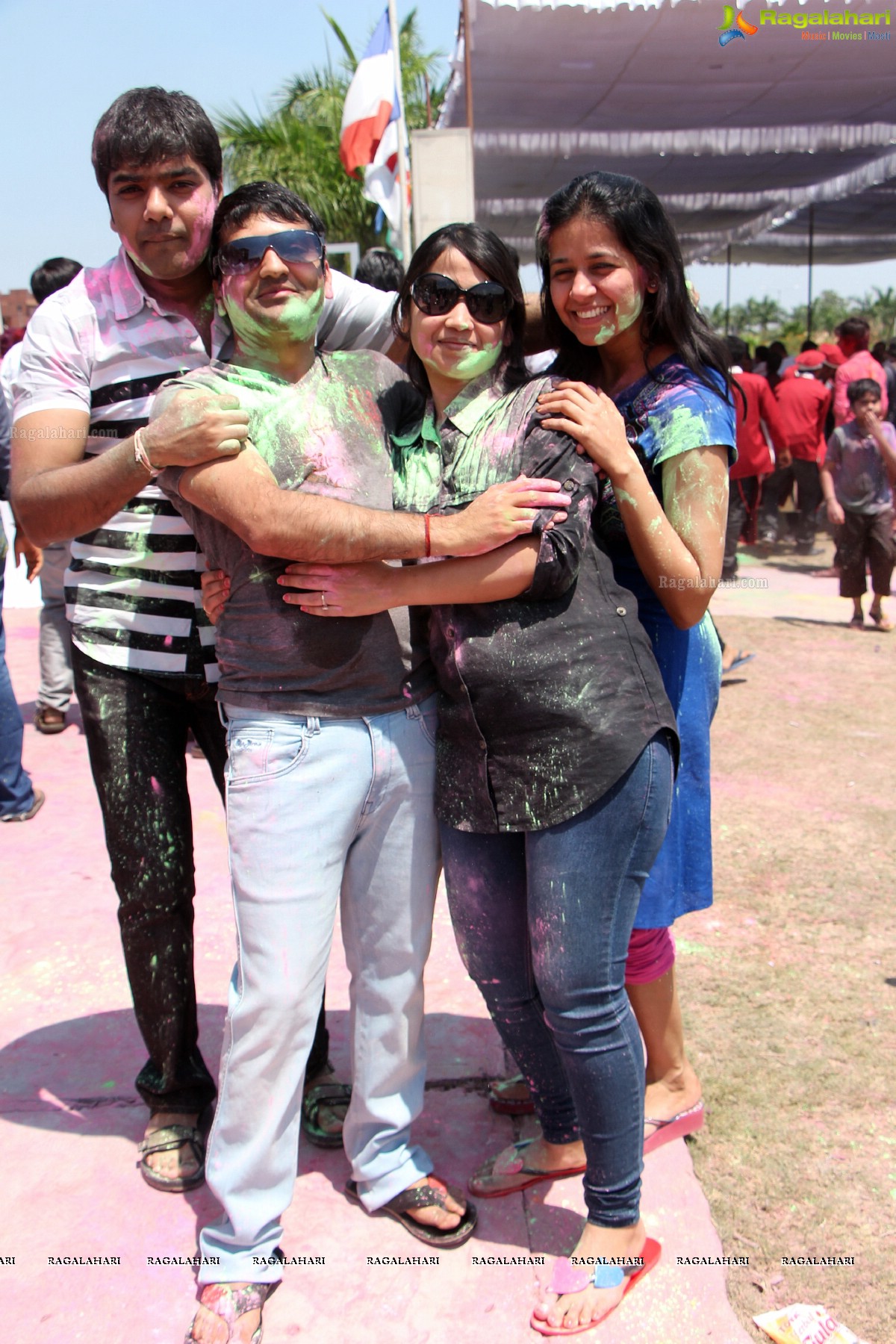 Bam Bam Holi Fest by Bisket and Anup Chandak at Novotel Airport, Hyderabad