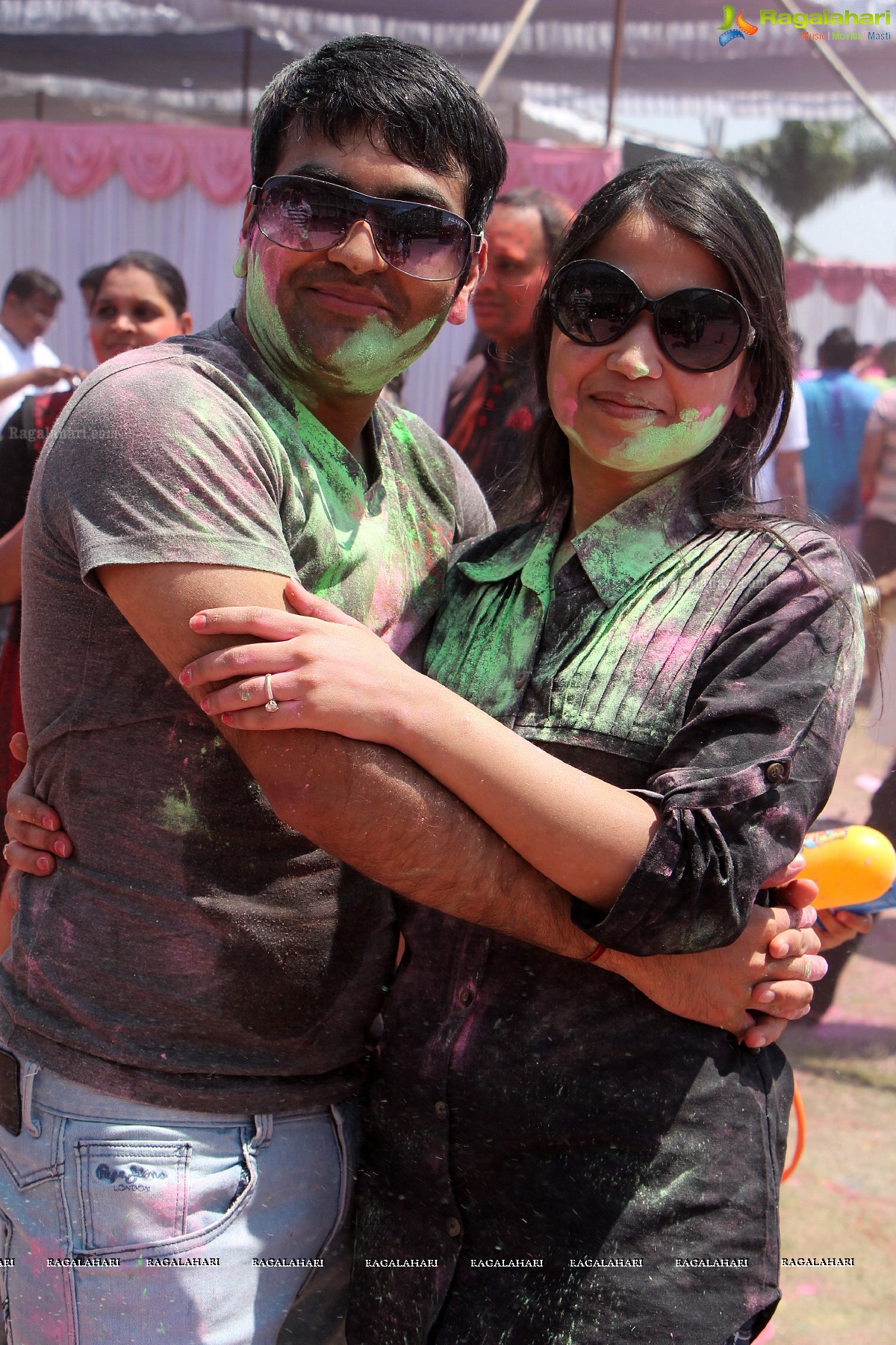 Bam Bam Holi Fest by Bisket and Anup Chandak at Novotel Airport, Hyderabad