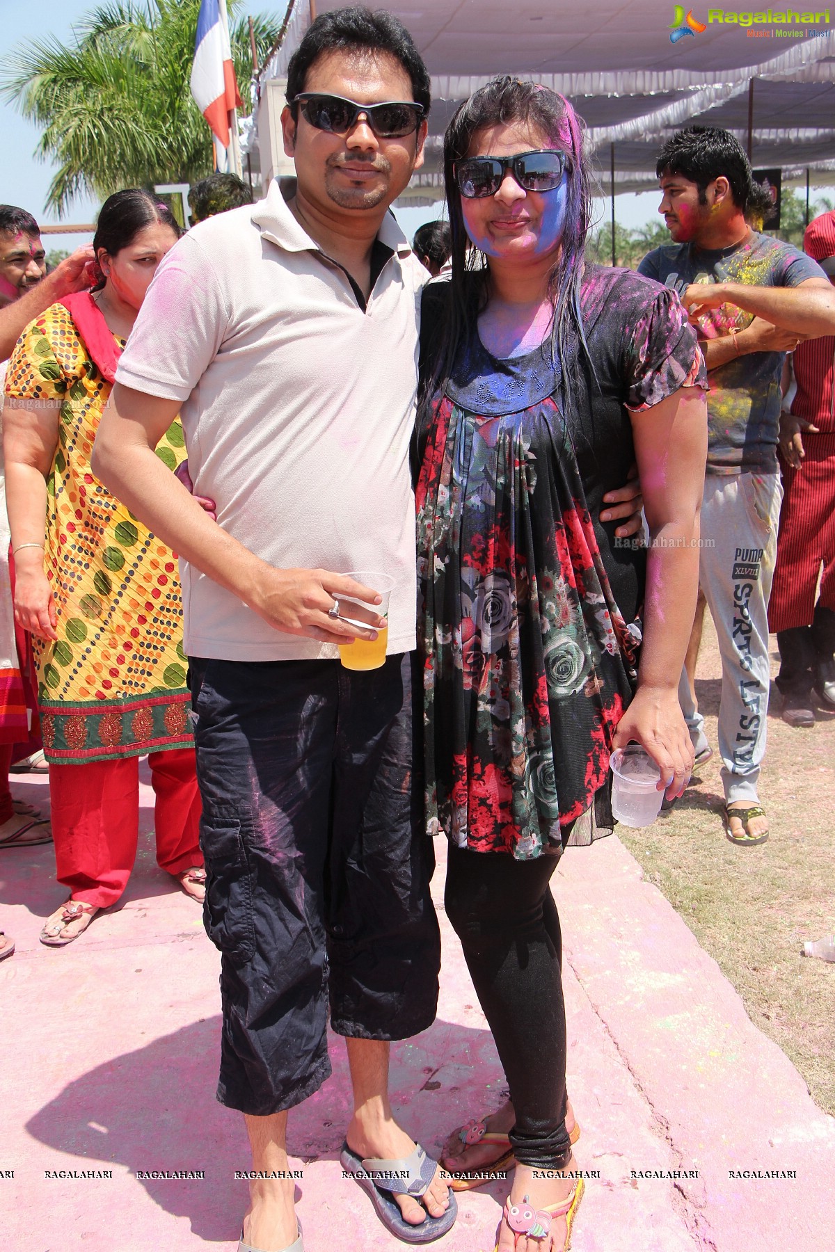 Bam Bam Holi Fest by Bisket and Anup Chandak at Novotel Airport, Hyderabad