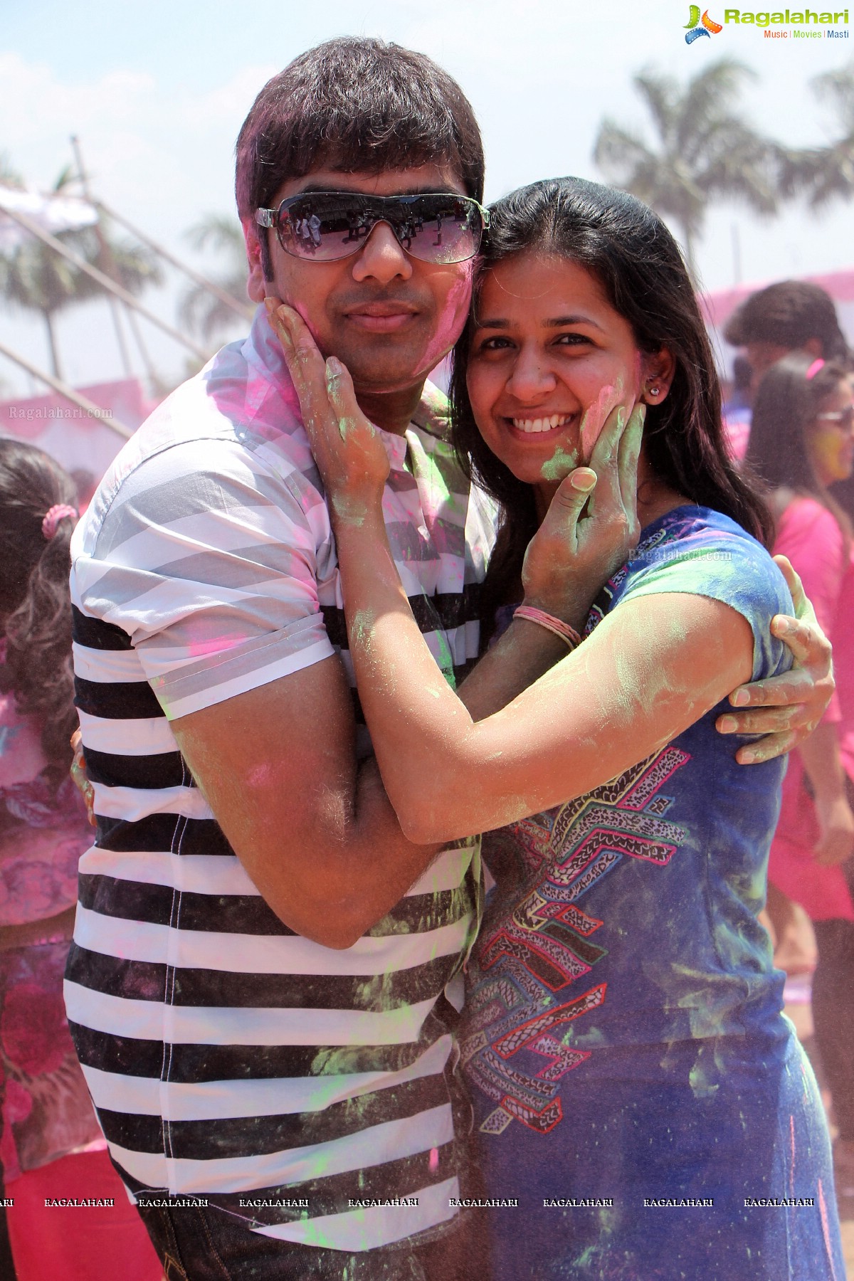 Bam Bam Holi Fest by Bisket and Anup Chandak at Novotel Airport, Hyderabad