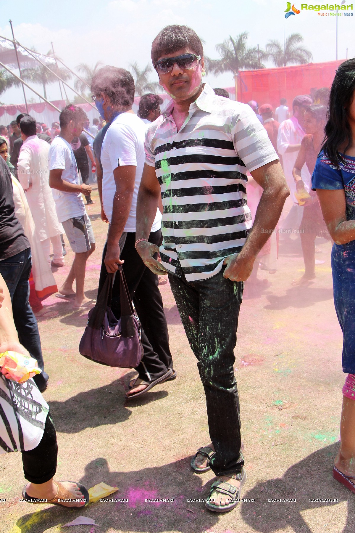 Bam Bam Holi Fest by Bisket and Anup Chandak at Novotel Airport, Hyderabad