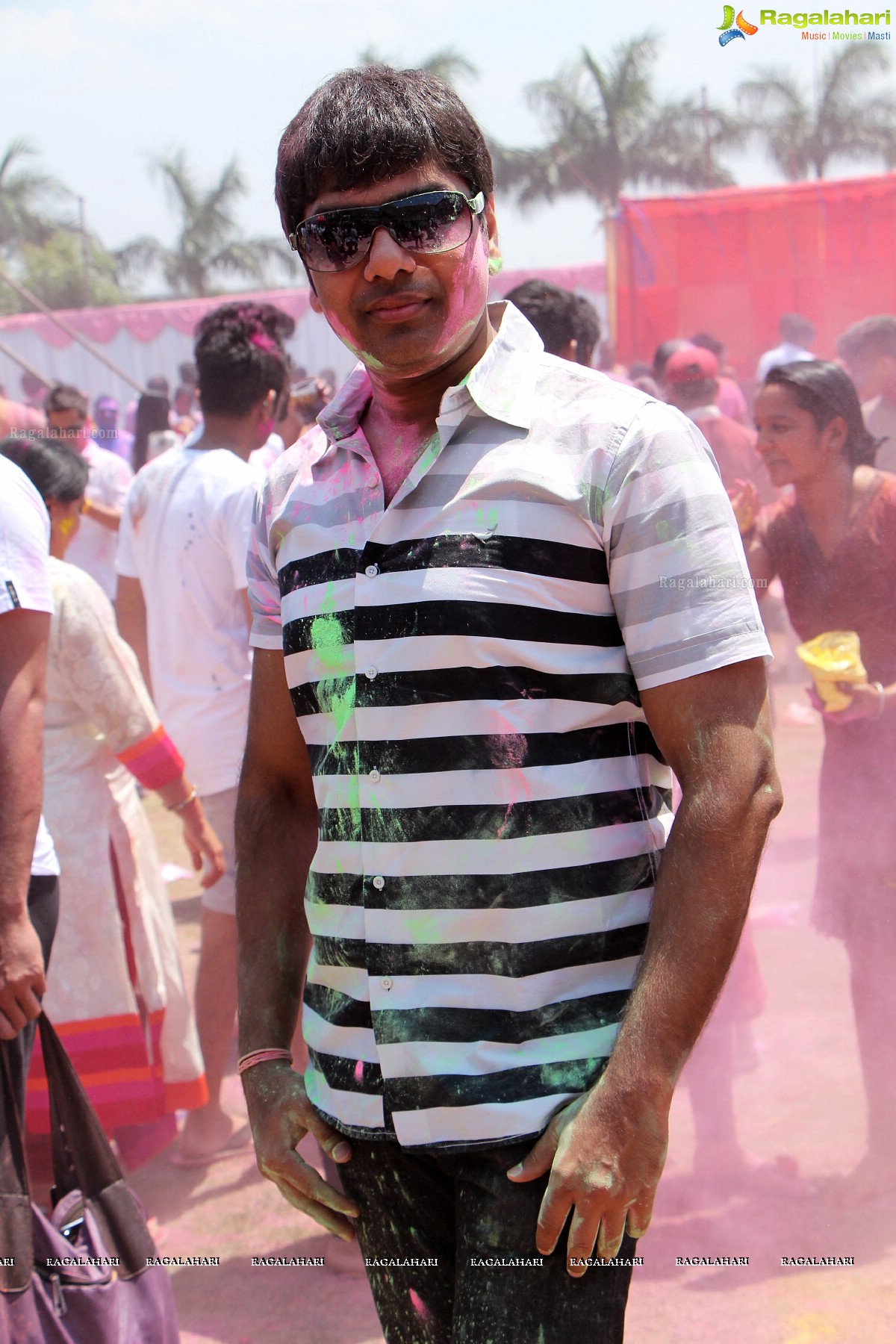 Bam Bam Holi Fest by Bisket and Anup Chandak at Novotel Airport, Hyderabad