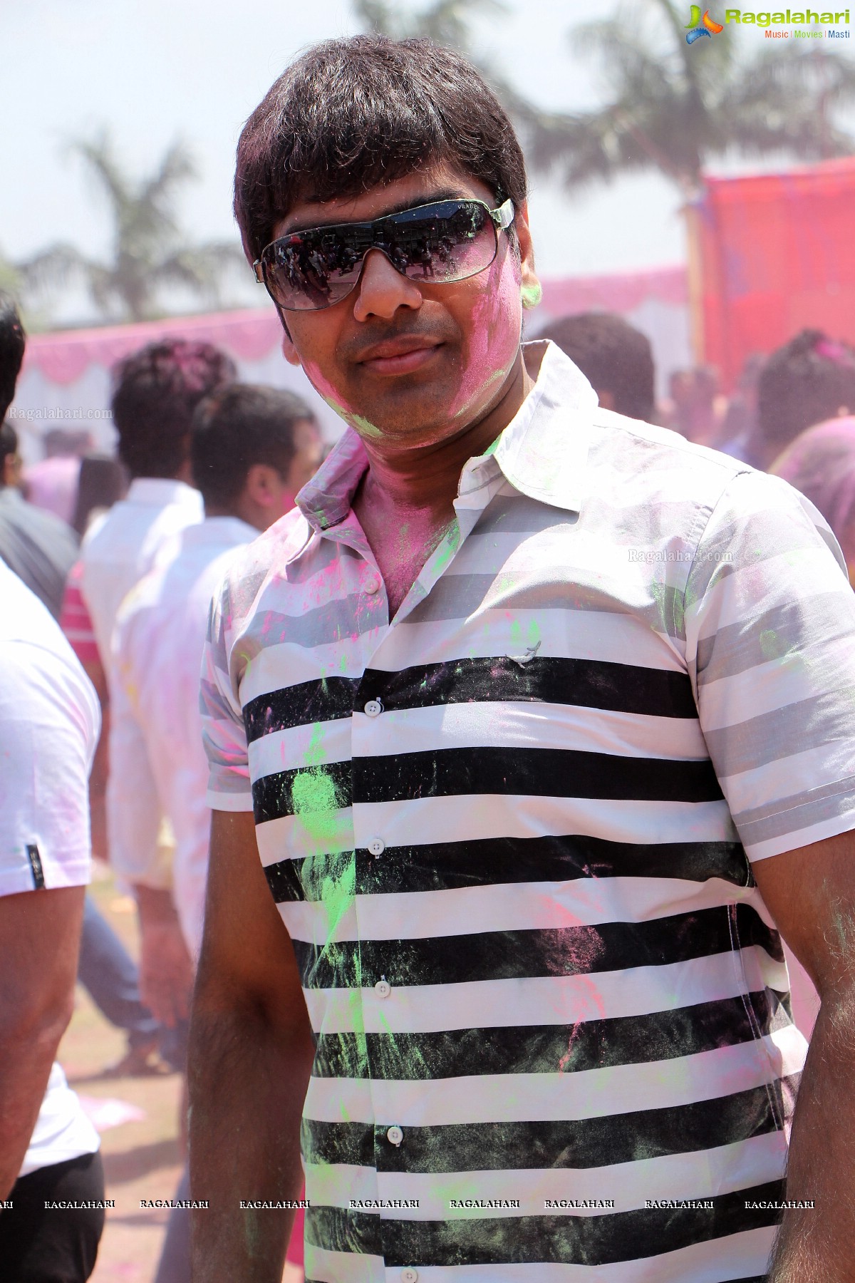 Bam Bam Holi Fest by Bisket and Anup Chandak at Novotel Airport, Hyderabad