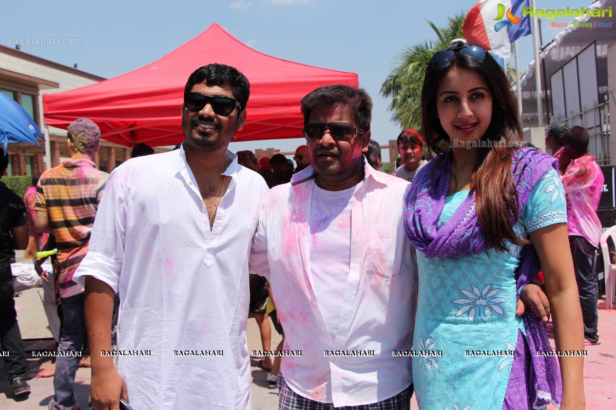 Bam Bam Holi Fest by Bisket and Anup Chandak at Novotel Airport, Hyderabad