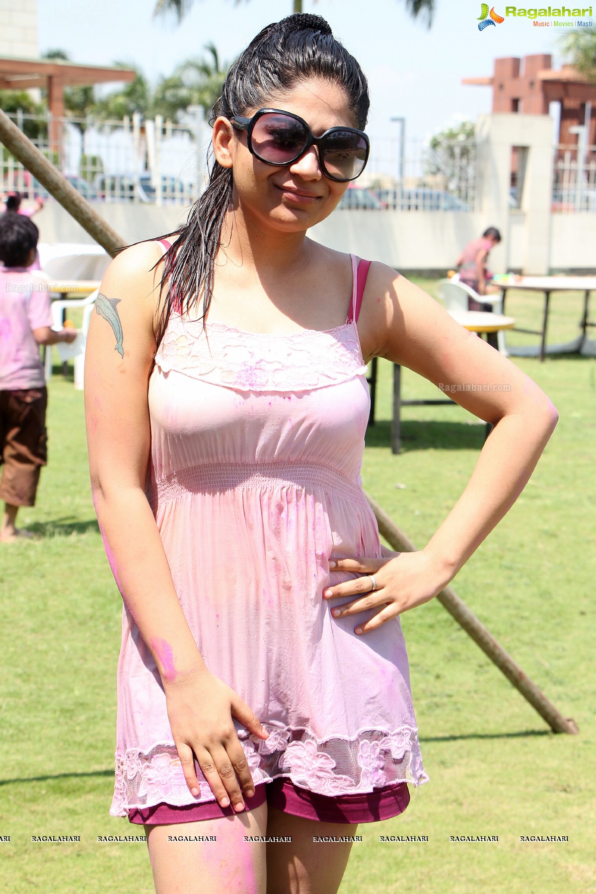 Bam Bam Holi Fest by Bisket and Anup Chandak at Novotel Airport, Hyderabad