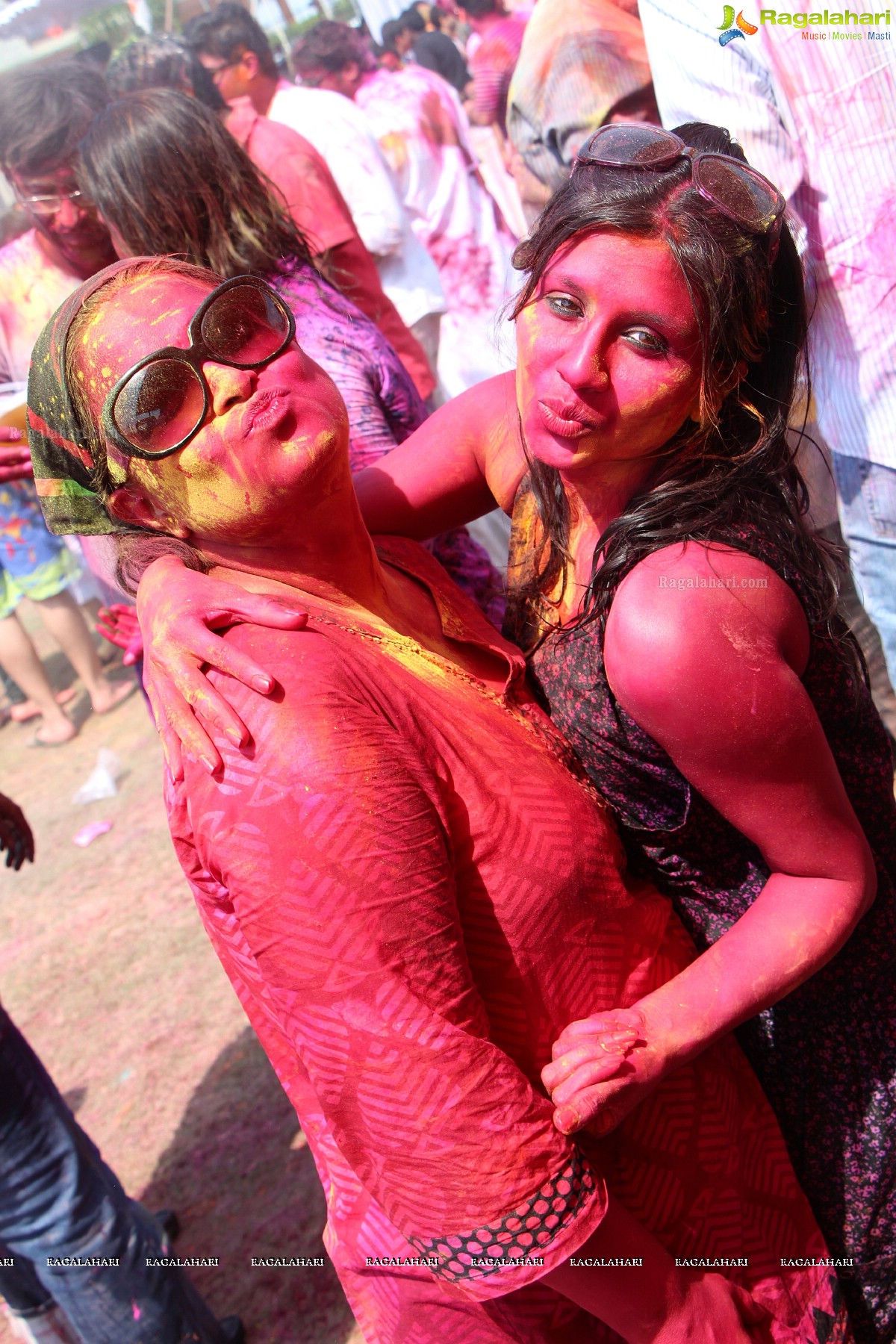 Bam Bam Holi Fest by Bisket and Anup Chandak at Novotel Airport, Hyderabad