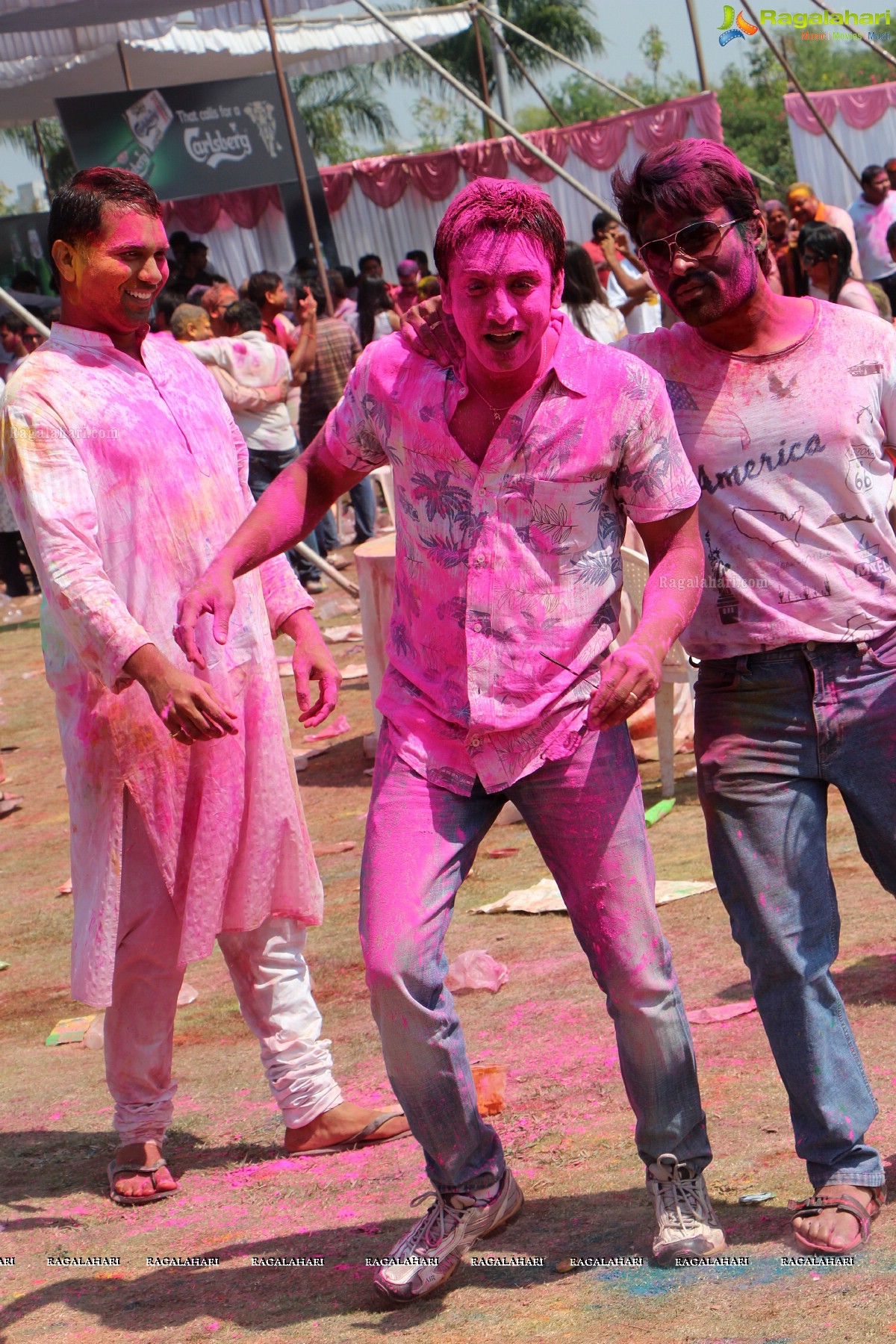 Bam Bam Holi Fest by Bisket and Anup Chandak at Novotel Airport, Hyderabad