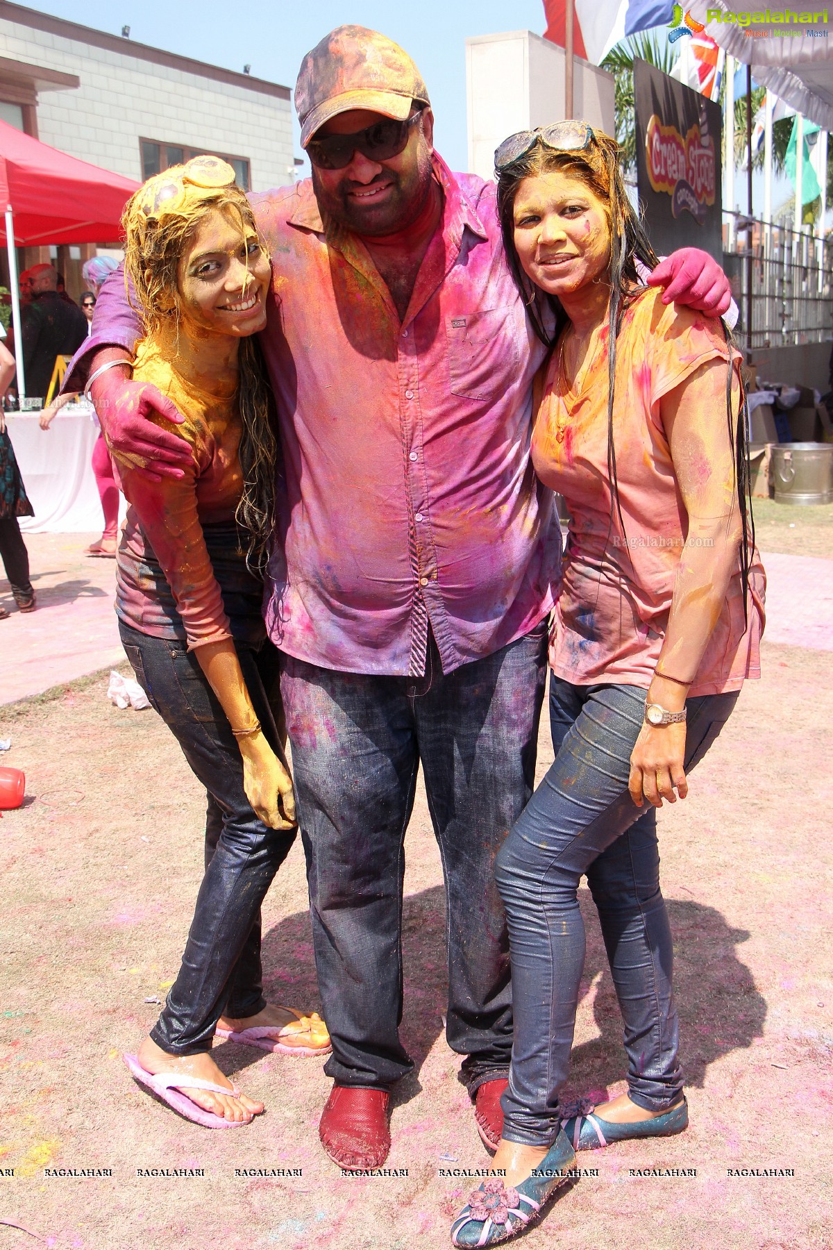 Bam Bam Holi Fest by Bisket and Anup Chandak at Novotel Airport, Hyderabad