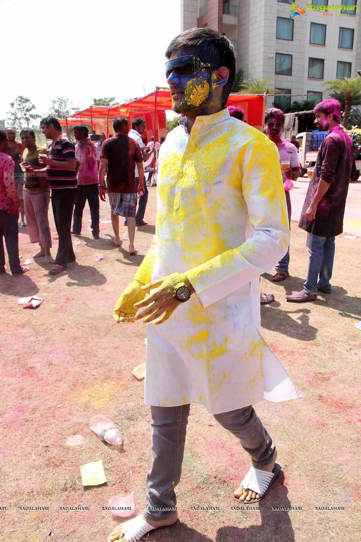 Bam Bam Holi Fest by Bisket and Anup Chandak at Novotel Airport, Hyderabad