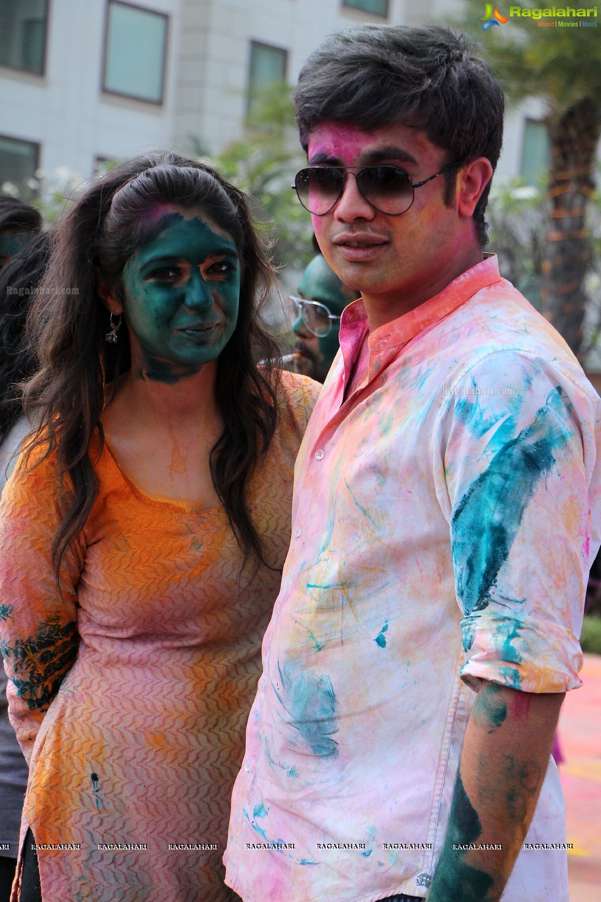 Bam Bam Holi Fest by Bisket and Anup Chandak at Novotel Airport, Hyderabad