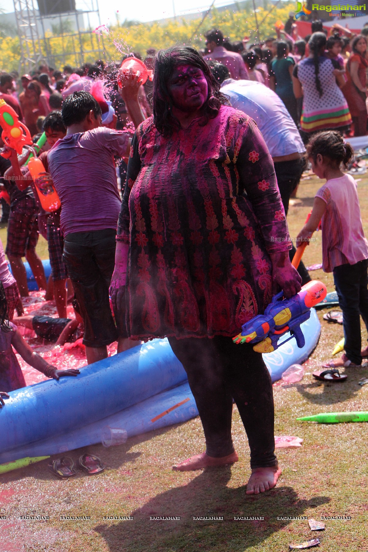 Bam Bam Holi Fest by Bisket and Anup Chandak at Novotel Airport, Hyderabad