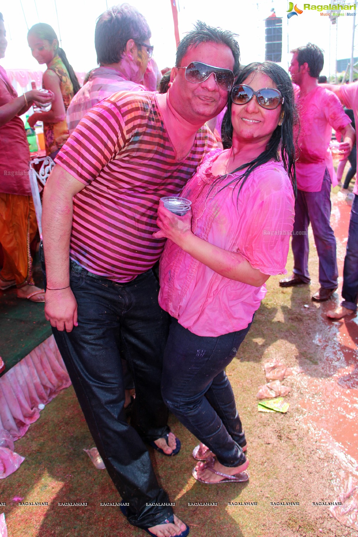 Bam Bam Holi Fest by Bisket and Anup Chandak at Novotel Airport, Hyderabad