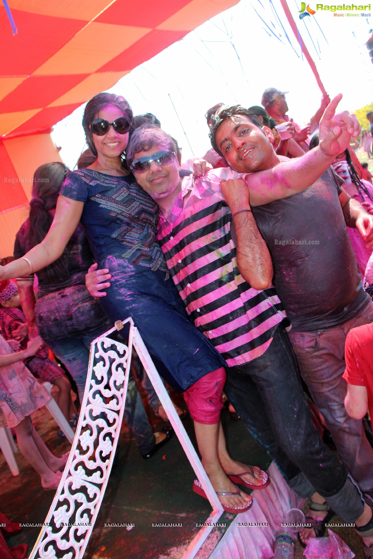 Bam Bam Holi Fest by Bisket and Anup Chandak at Novotel Airport, Hyderabad