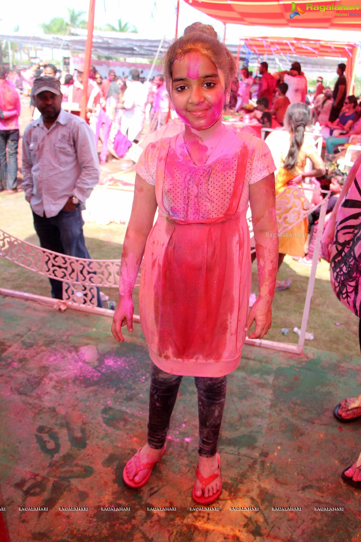 Bam Bam Holi Fest by Bisket and Anup Chandak at Novotel Airport, Hyderabad