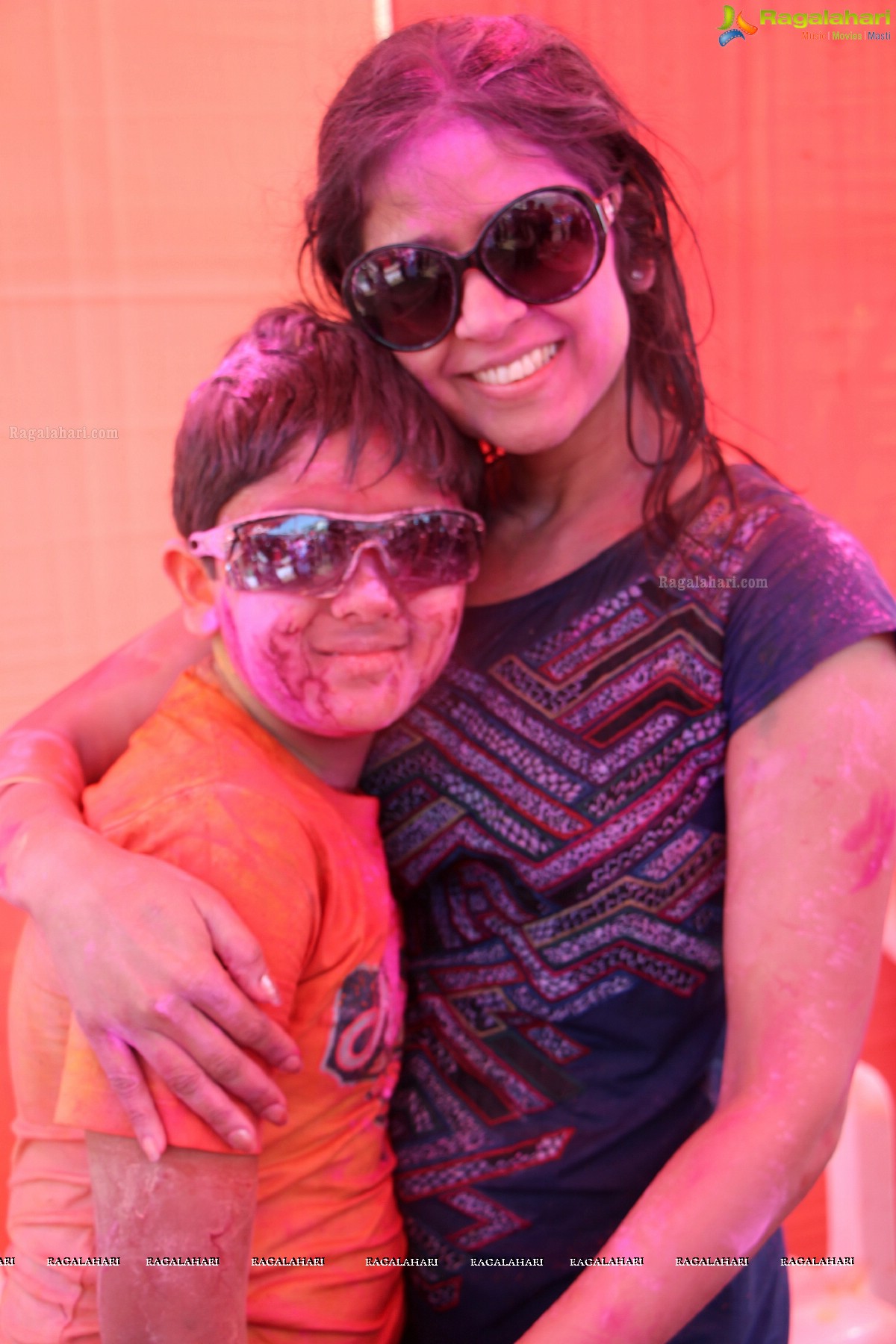 Bam Bam Holi Fest by Bisket and Anup Chandak at Novotel Airport, Hyderabad