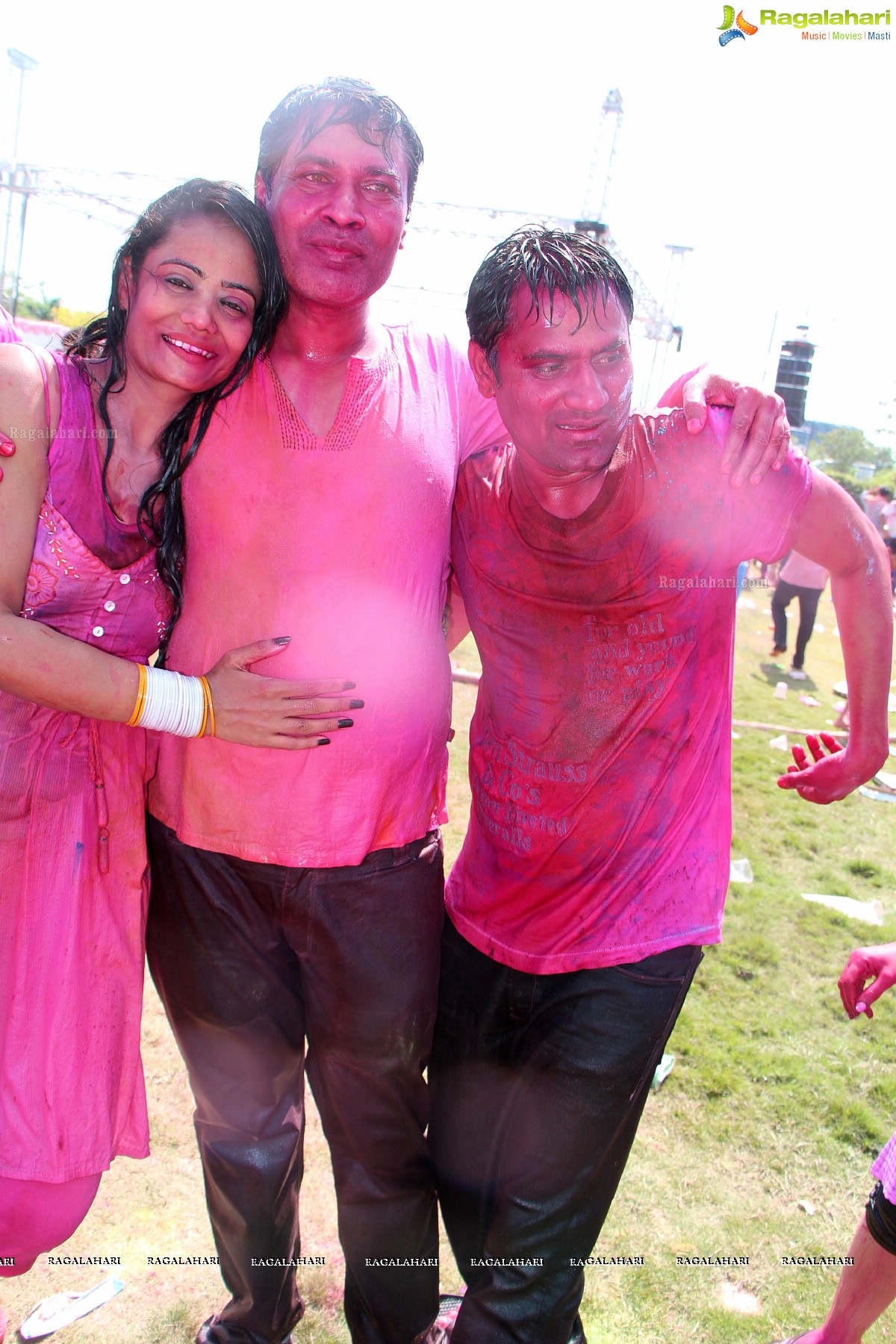 Bam Bam Holi Fest by Bisket and Anup Chandak at Novotel Airport, Hyderabad