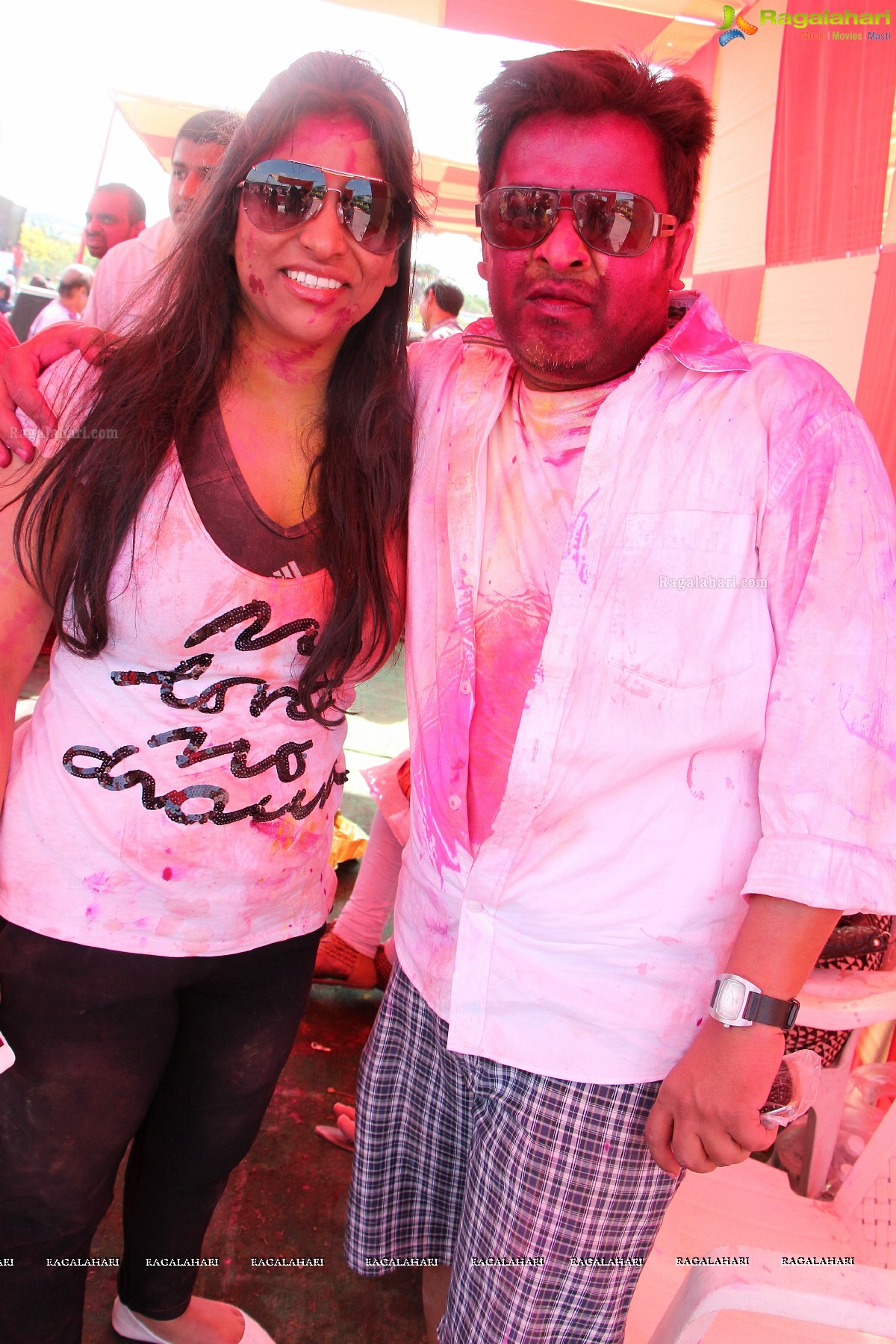 Bam Bam Holi Fest by Bisket and Anup Chandak at Novotel Airport, Hyderabad