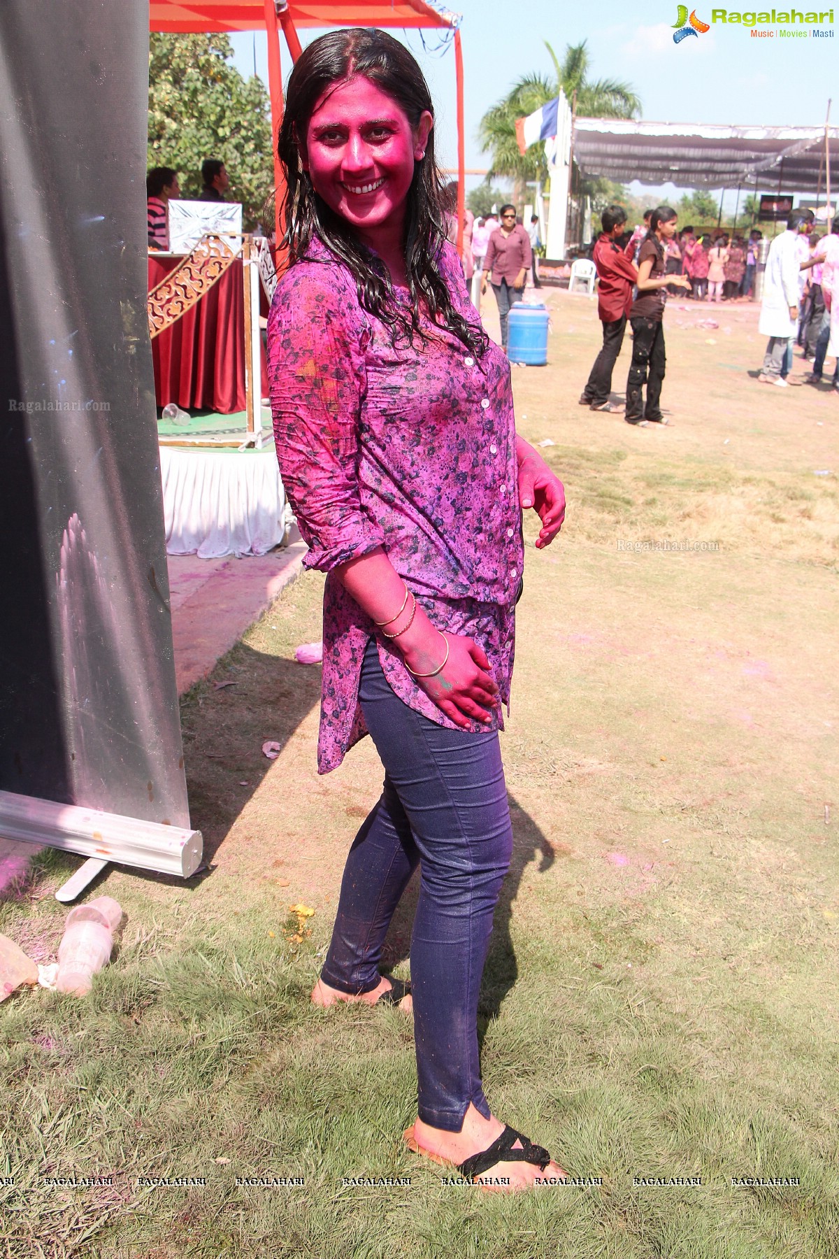 Bam Bam Holi Fest by Bisket and Anup Chandak at Novotel Airport, Hyderabad